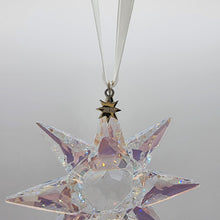 Lade das Bild in den Galerie-Viewer, SWAROVSKI Weihnachtsstern 2020 Jubiläumsausgabe und Display Jubiläumsornament