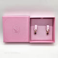 SWAROVSKI Chroma Drop-Ohrhänger Herz, Rot, Goldlegierungsschicht 5684760