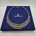 SWAROVSKI Slake Pulse Collier Halskette Grau Gold 5244212
