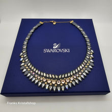 Lade das Bild in den Galerie-Viewer, SWAROVSKI Slake Pulse Collier Halskette Grau Gold 5244212
