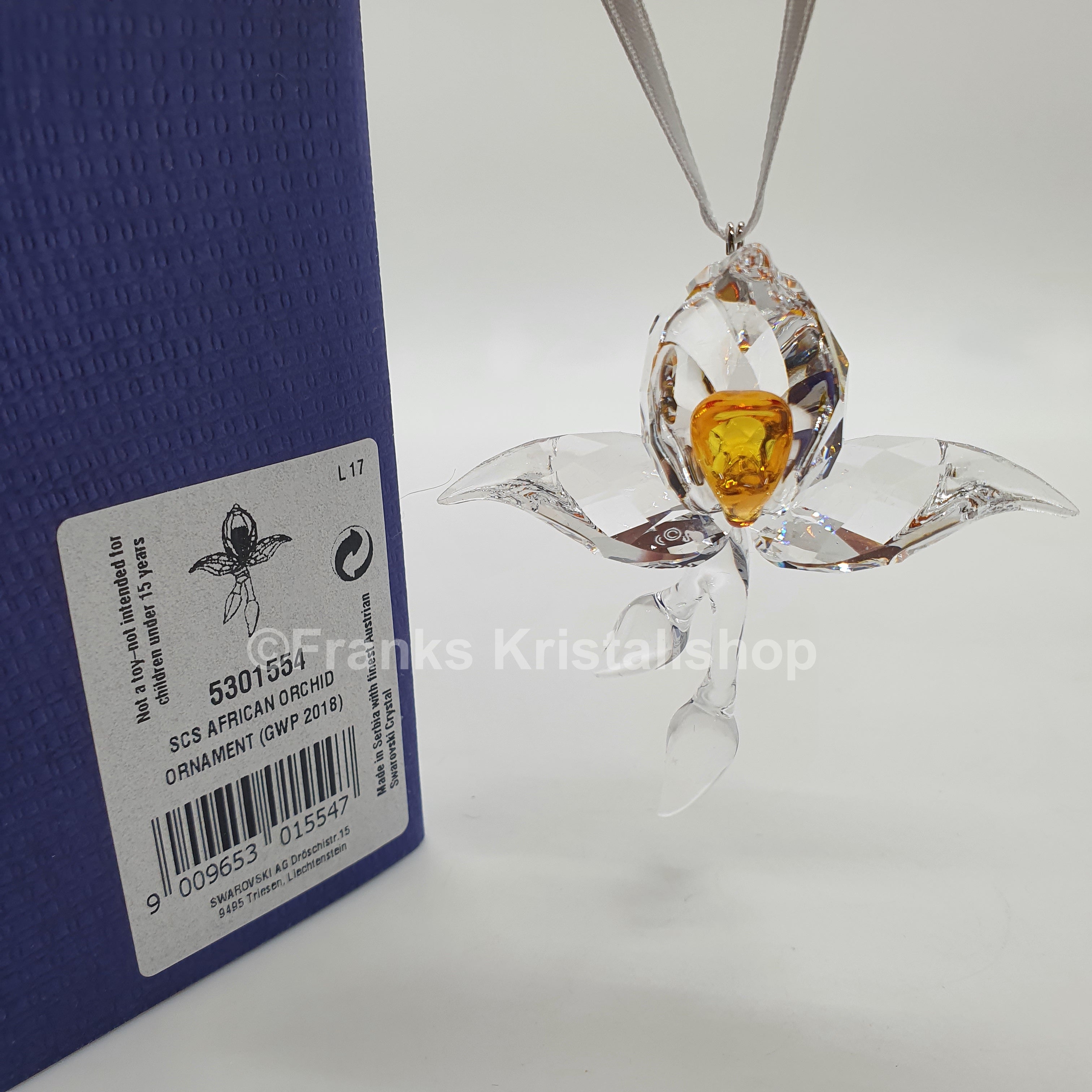 SWAROVSKI SCS Afrikanische Orchidee Ornament 2018 5301554