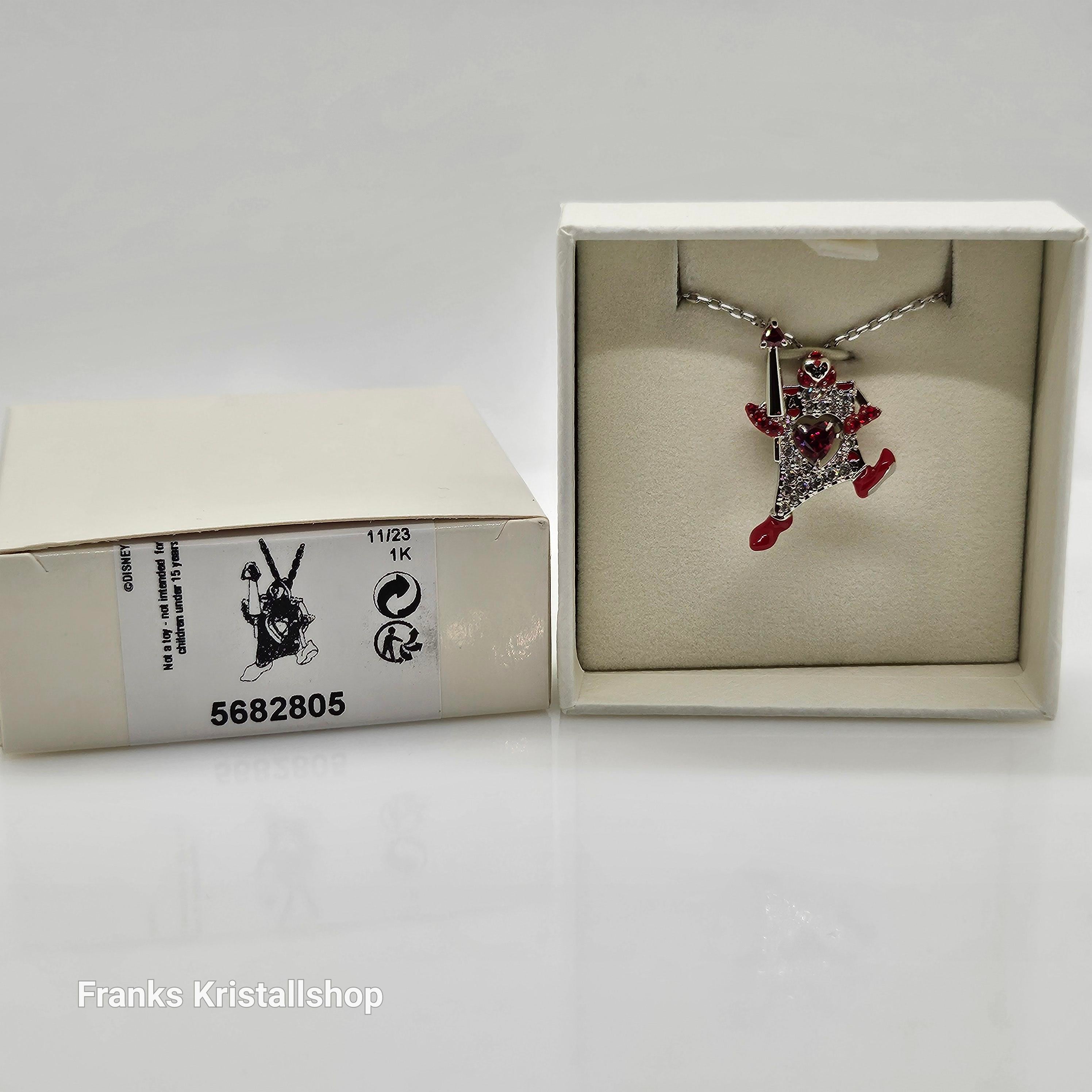 SWAROVSKI Alice in Wonderland Halskette Spielkarte, Rot 5682805