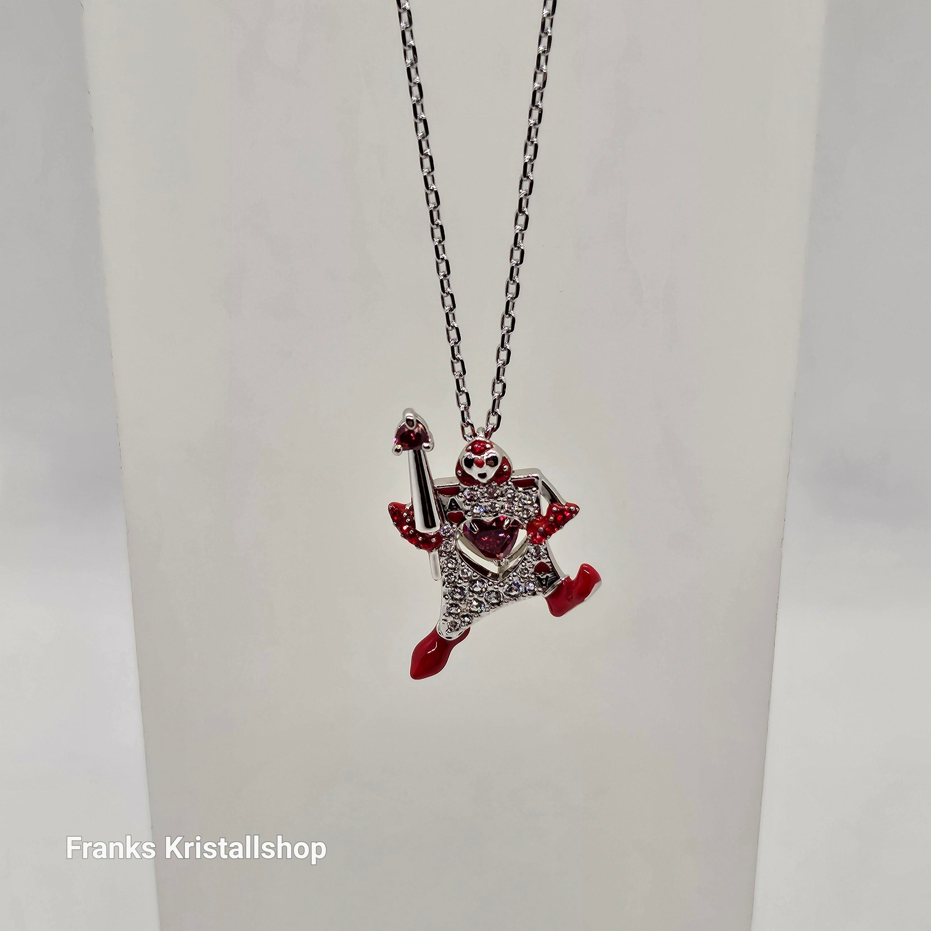SWAROVSKI Alice in Wonderland Halskette Spielkarte, Rot 5682805
