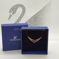SWAROVSKI Alpha Medium Halskette Kette, Rosévergoldet 5210287
