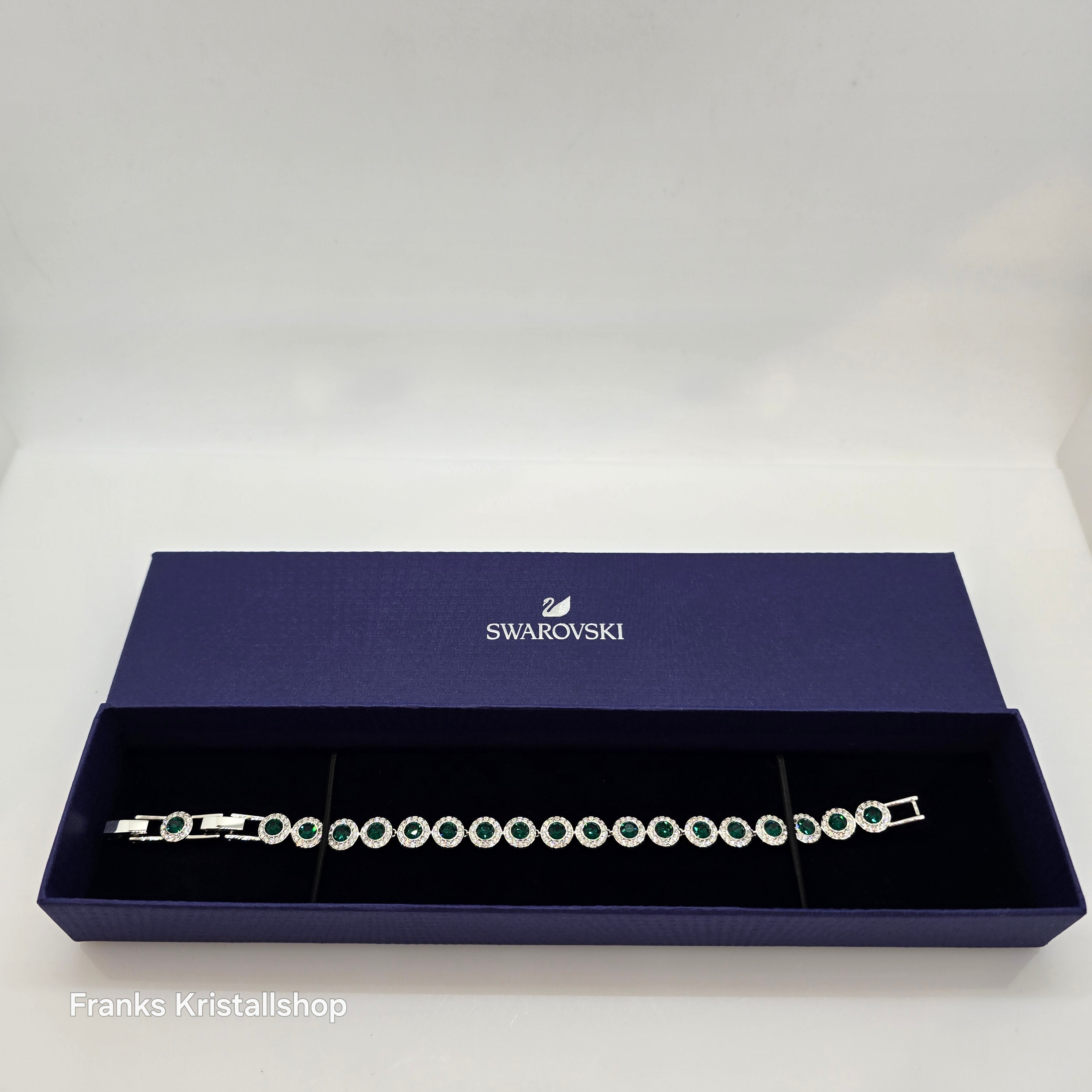 SWAROVSKI Angelic Armband Mittel Grün, Rhodiniert 5646735
