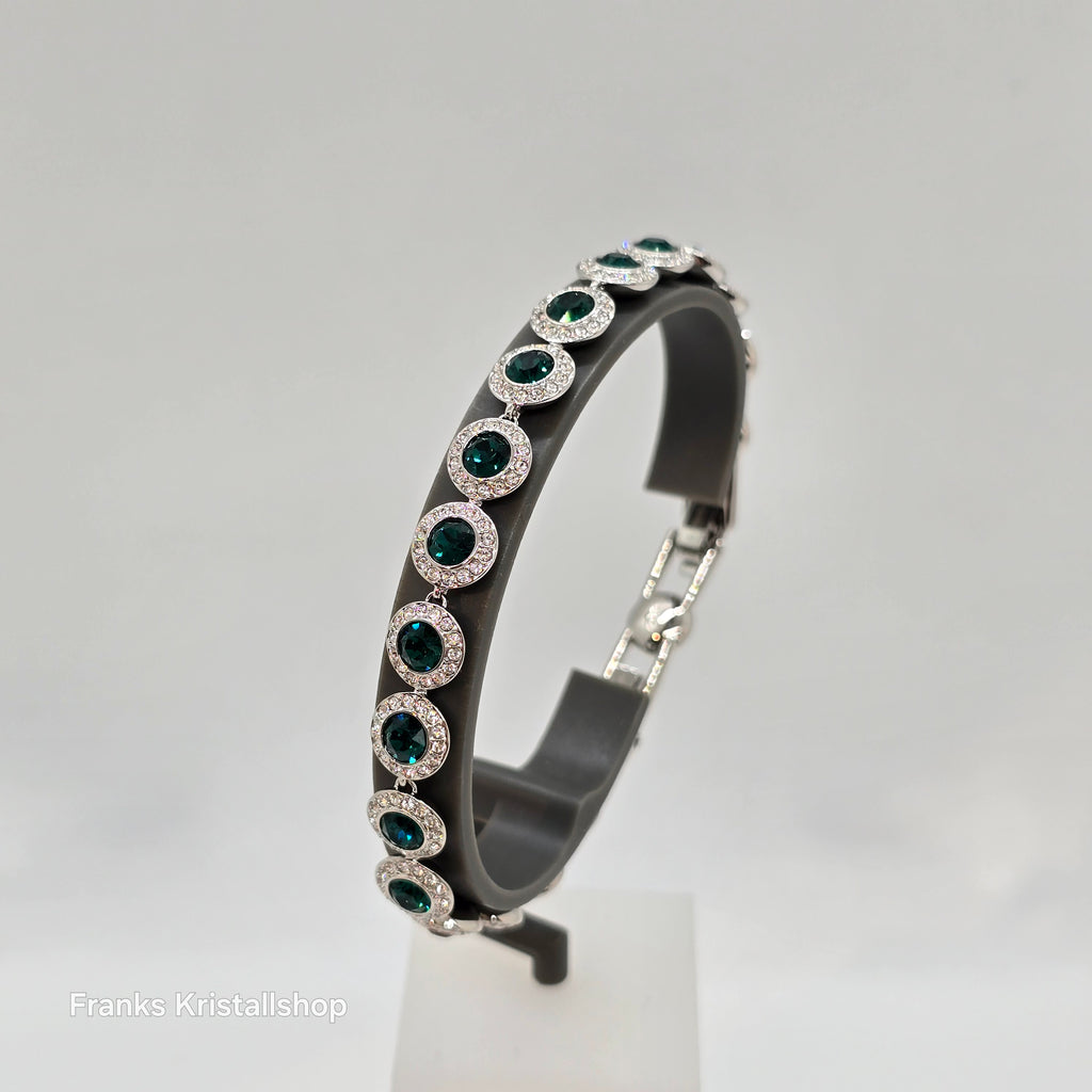 SWAROVSKI Angelic Armband Mittel Grün, Rhodiniert 5646735