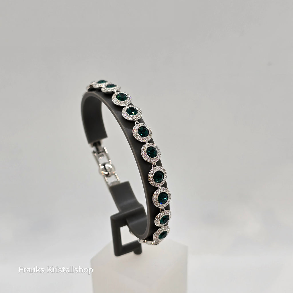 SWAROVSKI Angelic Armband Mittel Grün, Rhodiniert 5646735