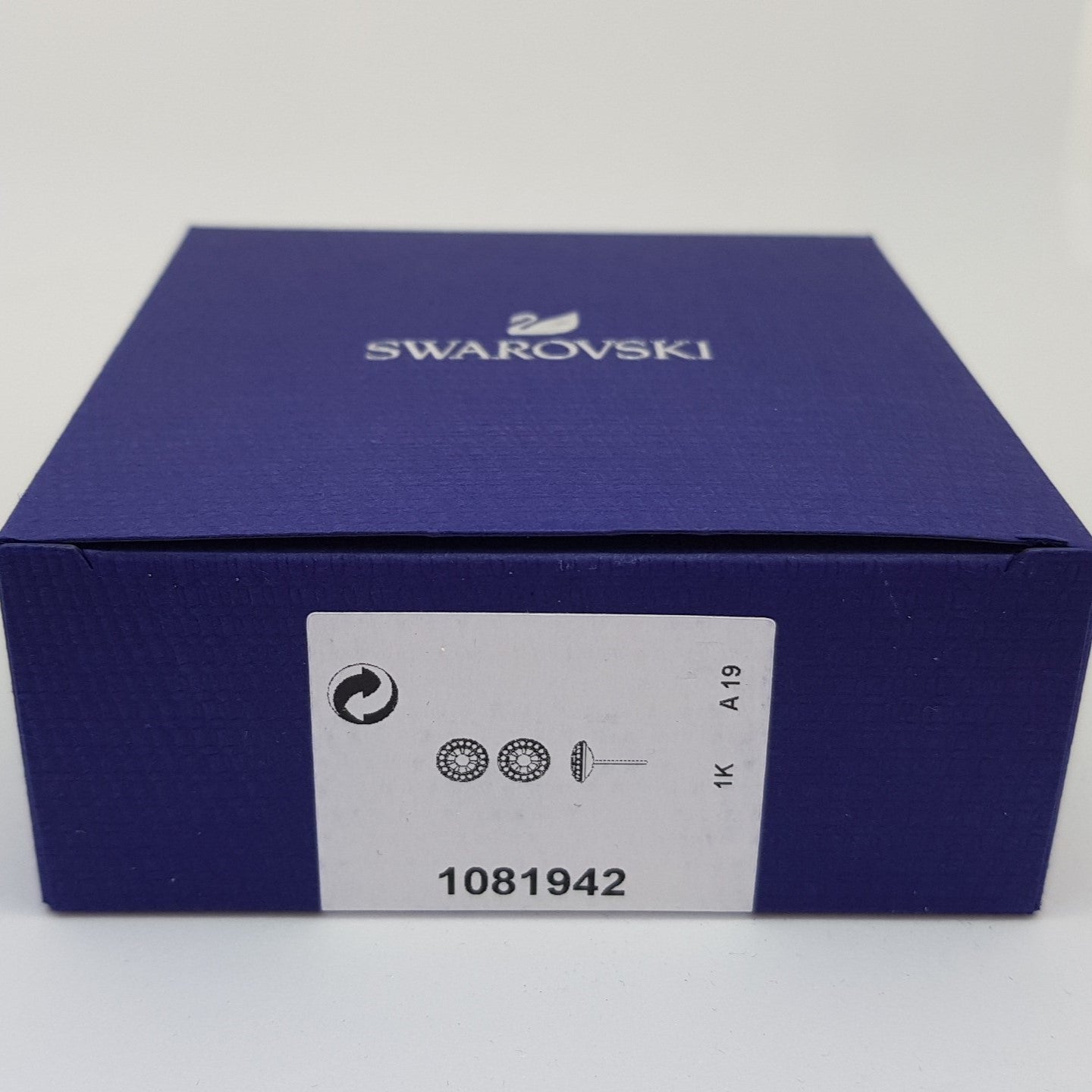 SWAROVSKI Angelic Ohrstecker Weiß, Rhodiniert 1081942