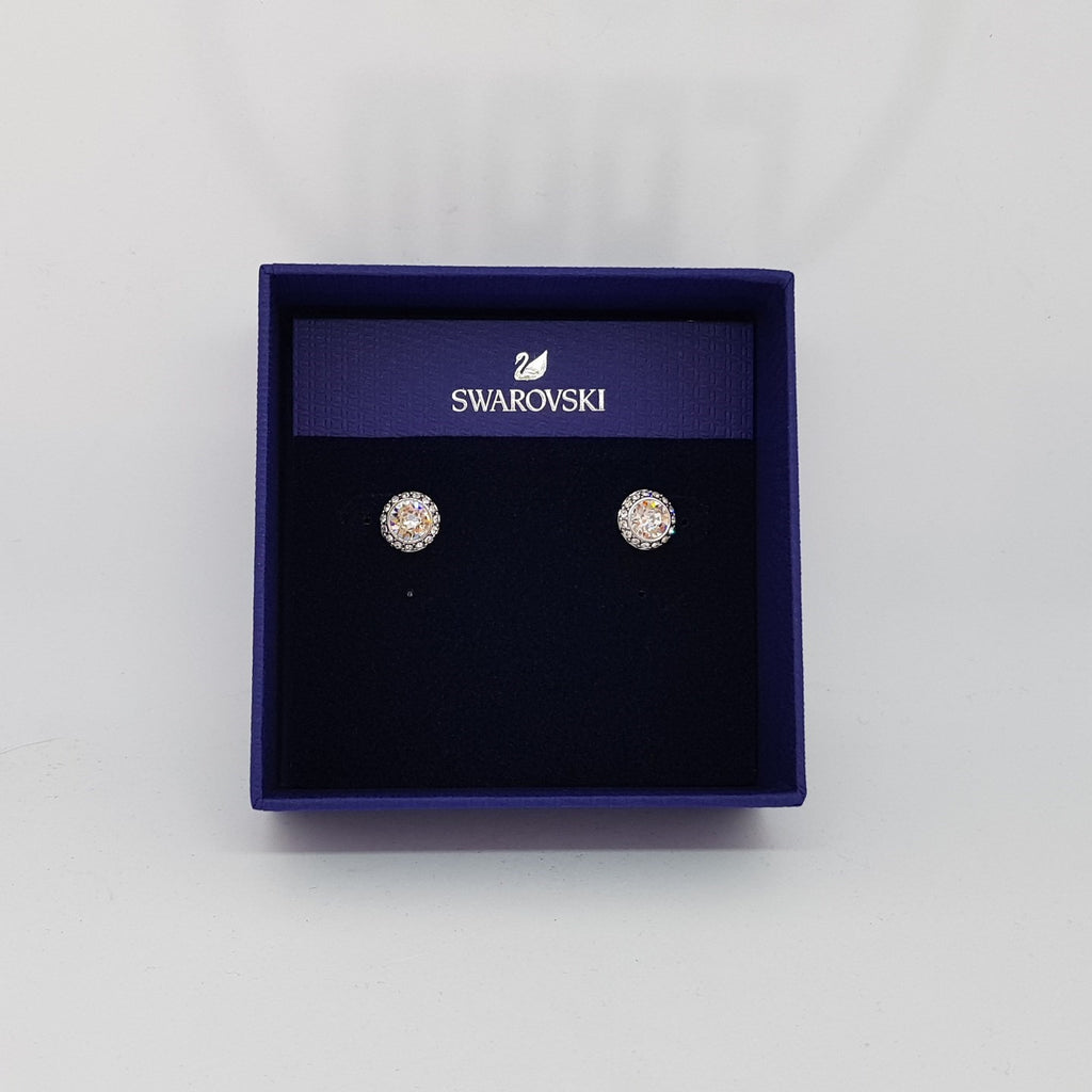 SWAROVSKI Angelic Ohrstecker Weiß, Rhodiniert 1081942