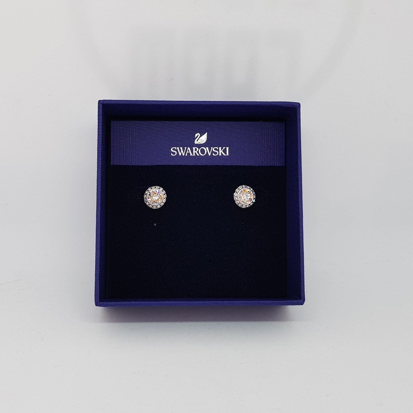 SWAROVSKI Angelic Ohrstecker Weiß, Rhodiniert 1081942