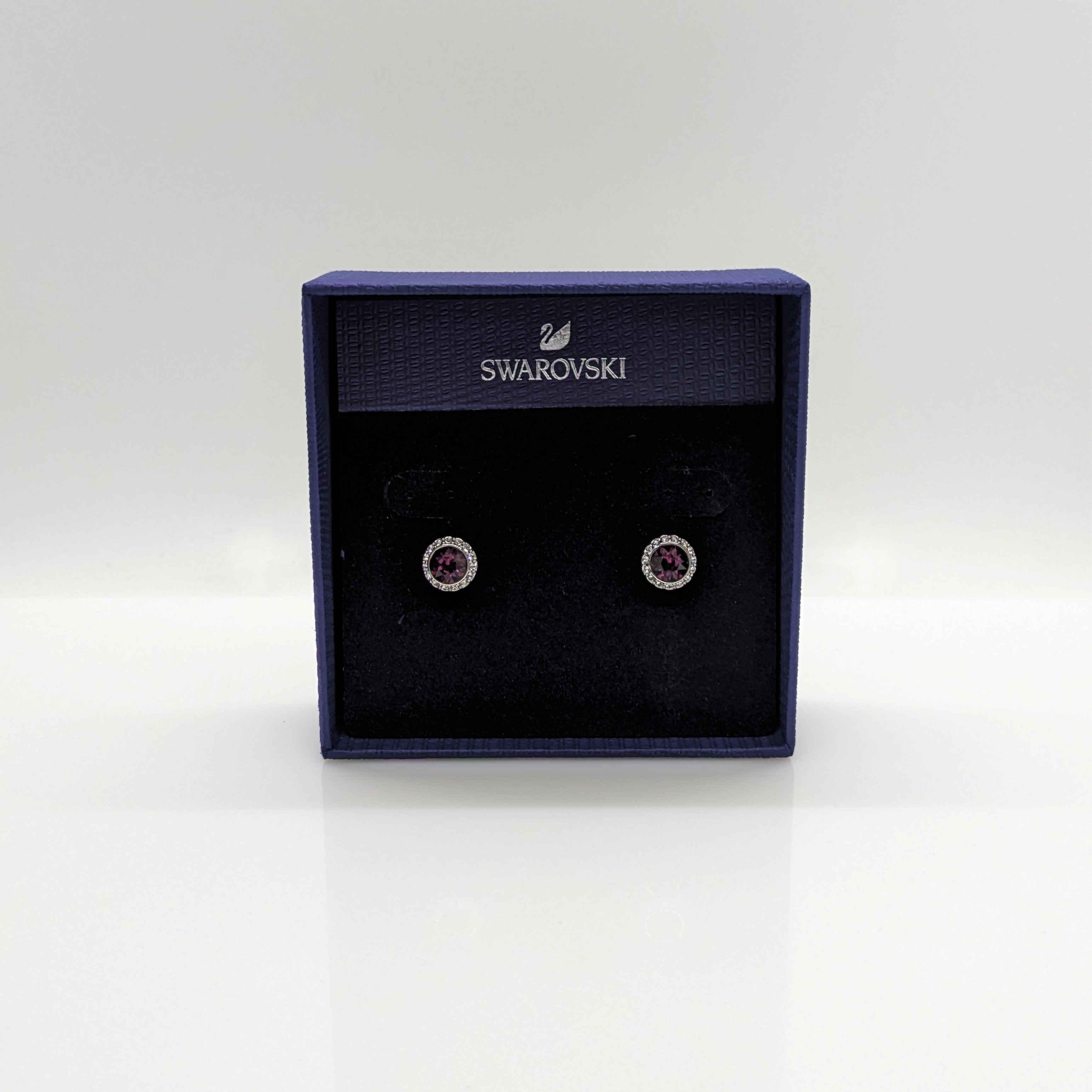 SWAROVSKI Angelic Ohrstecker Violett, Rhodiniert 5501280