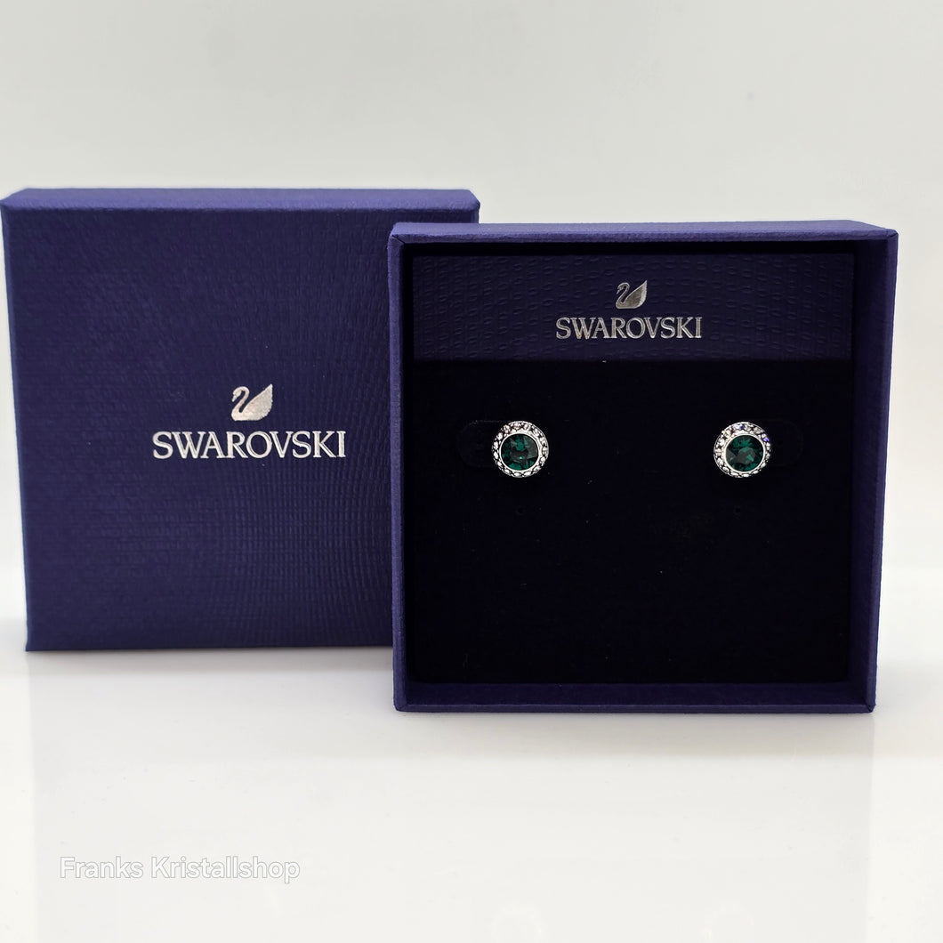 SWAROVSKI Angelic Ohrstecker, Grün, Rhodiniert 5646714