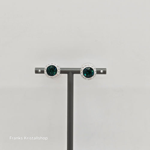 SWAROVSKI Angelic Ohrstecker, Grün, Rhodiniert 5646714