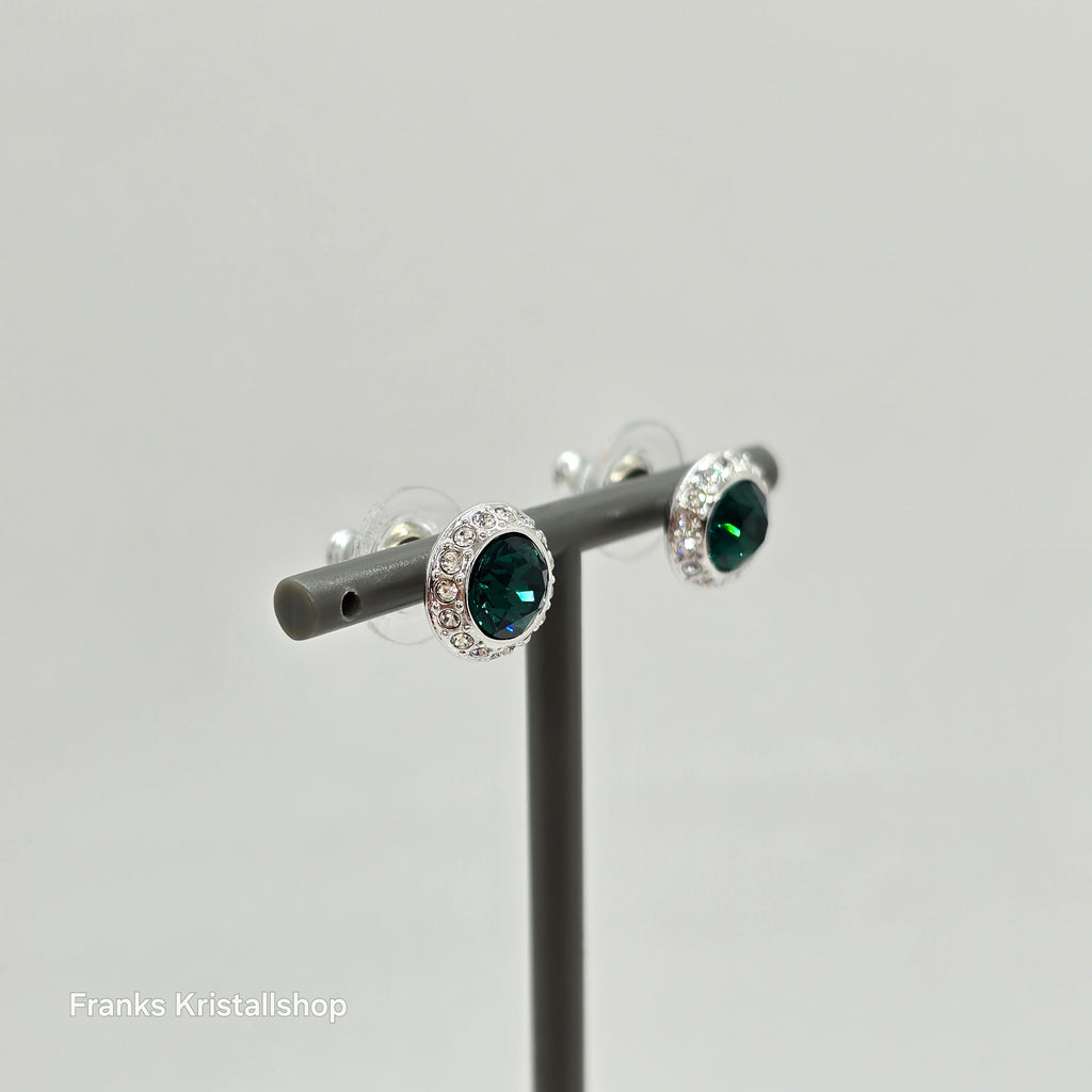 SWAROVSKI Angelic Ohrstecker, Grün, Rhodiniert 5646714