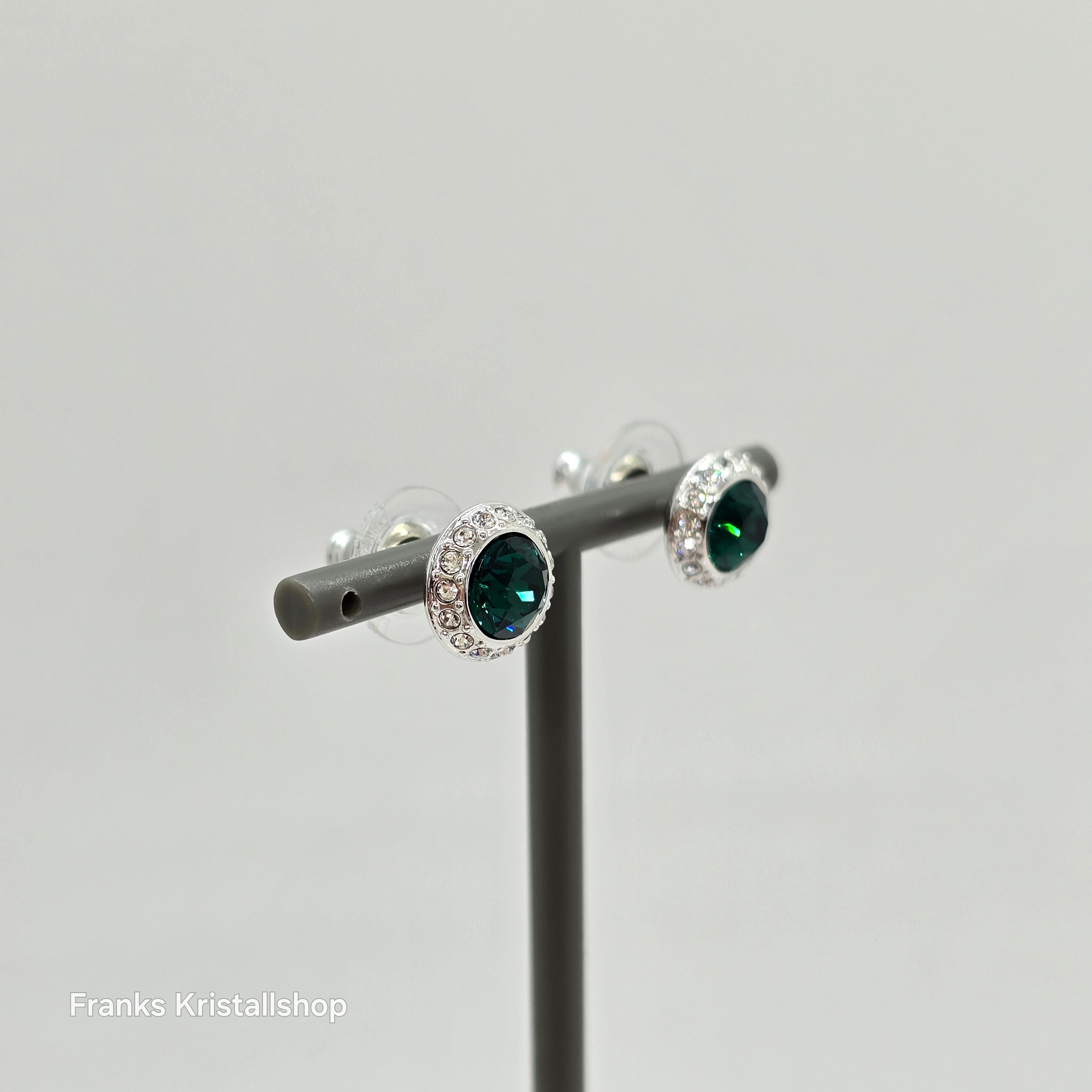 SWAROVSKI Angelic Ohrstecker, Grün, Rhodiniert 5646714