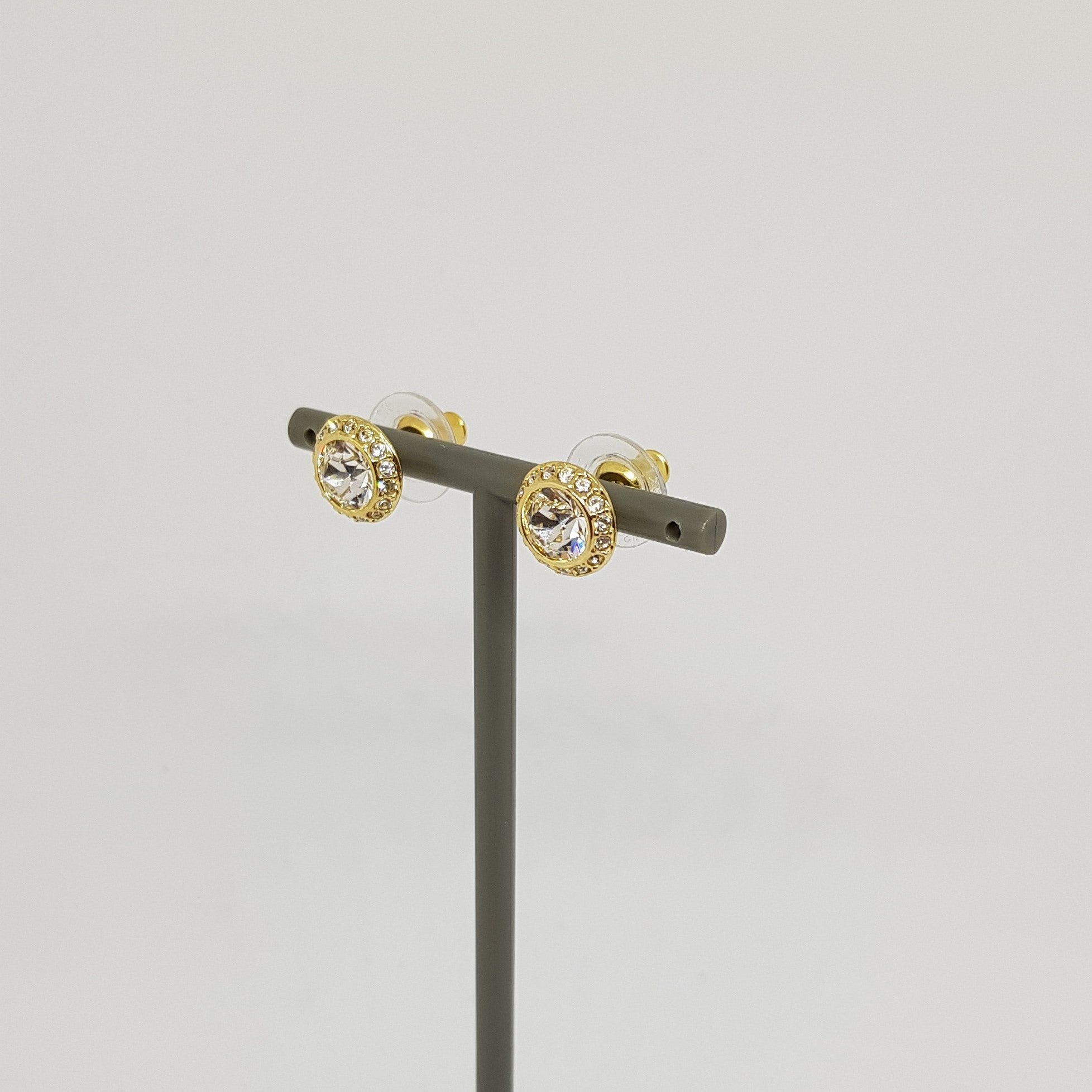SWAROVSKI Angelic Ohrstecker Weiß, Goldlegierungsschicht 5505470