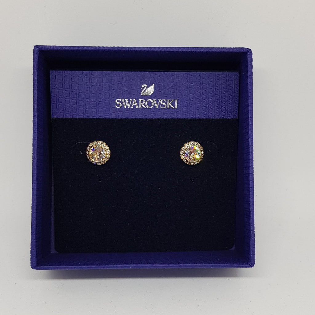 SWAROVSKI Angelic Ohrstecker Weiß, Vergoldet 5505470 oU
