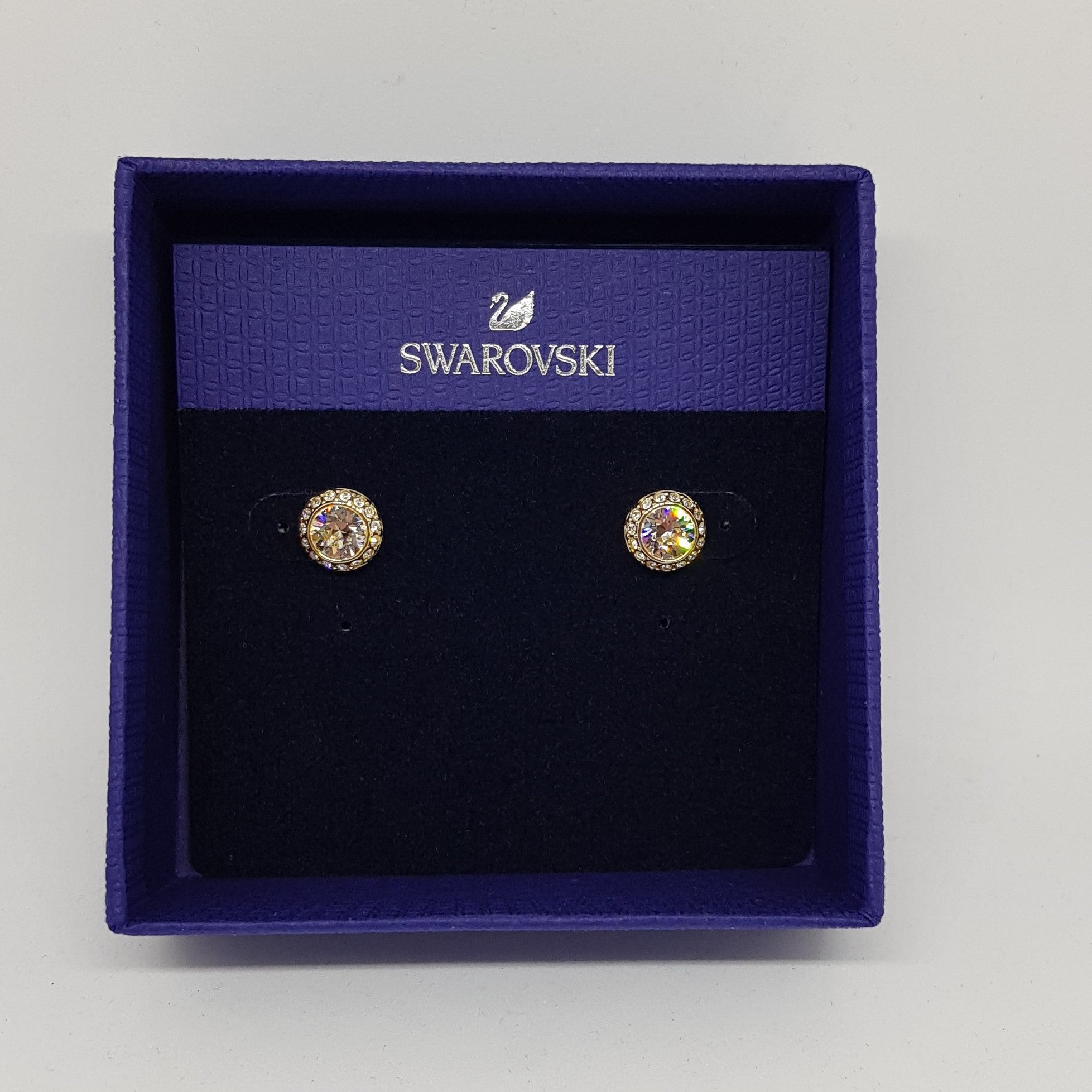 SWAROVSKI Angelic Ohrstecker Weiß, Vergoldet 5505470 oU