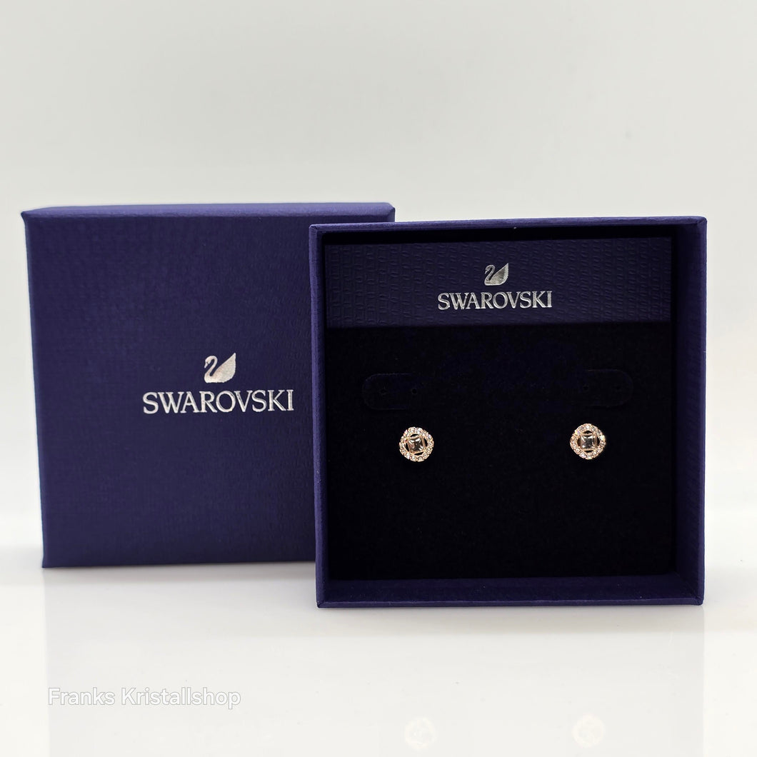 SWAROVSKI Angelic Square Ohrstecker, Weiß, Roségold-Legierungsschicht 5646716