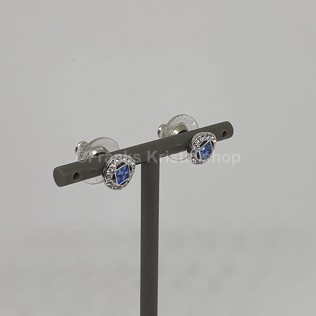 SWAROVSKI Angelic Square Ohrstecker, Blau, Rhodiniert 5352048 oU