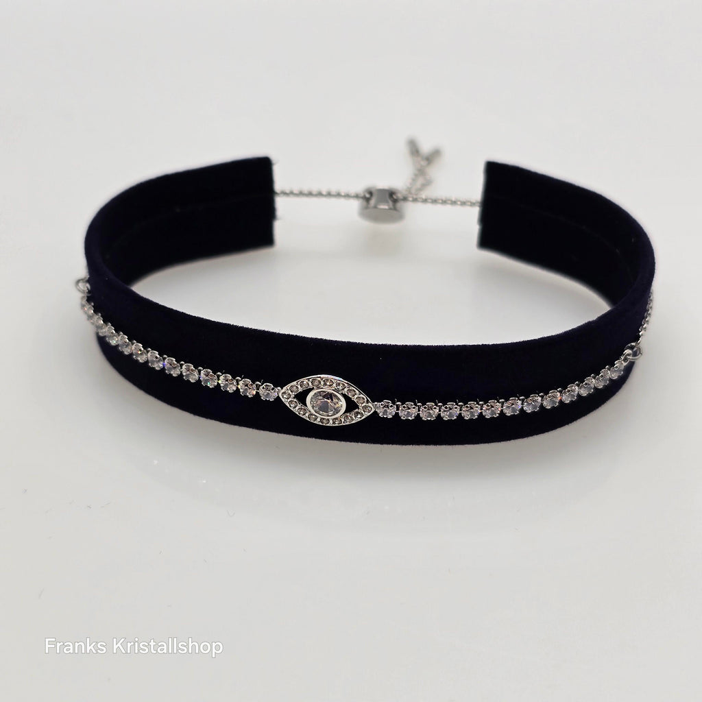 SWAROVSKI Subtle Armband Böser Blick, Weiß, Rhodiniert 5632062