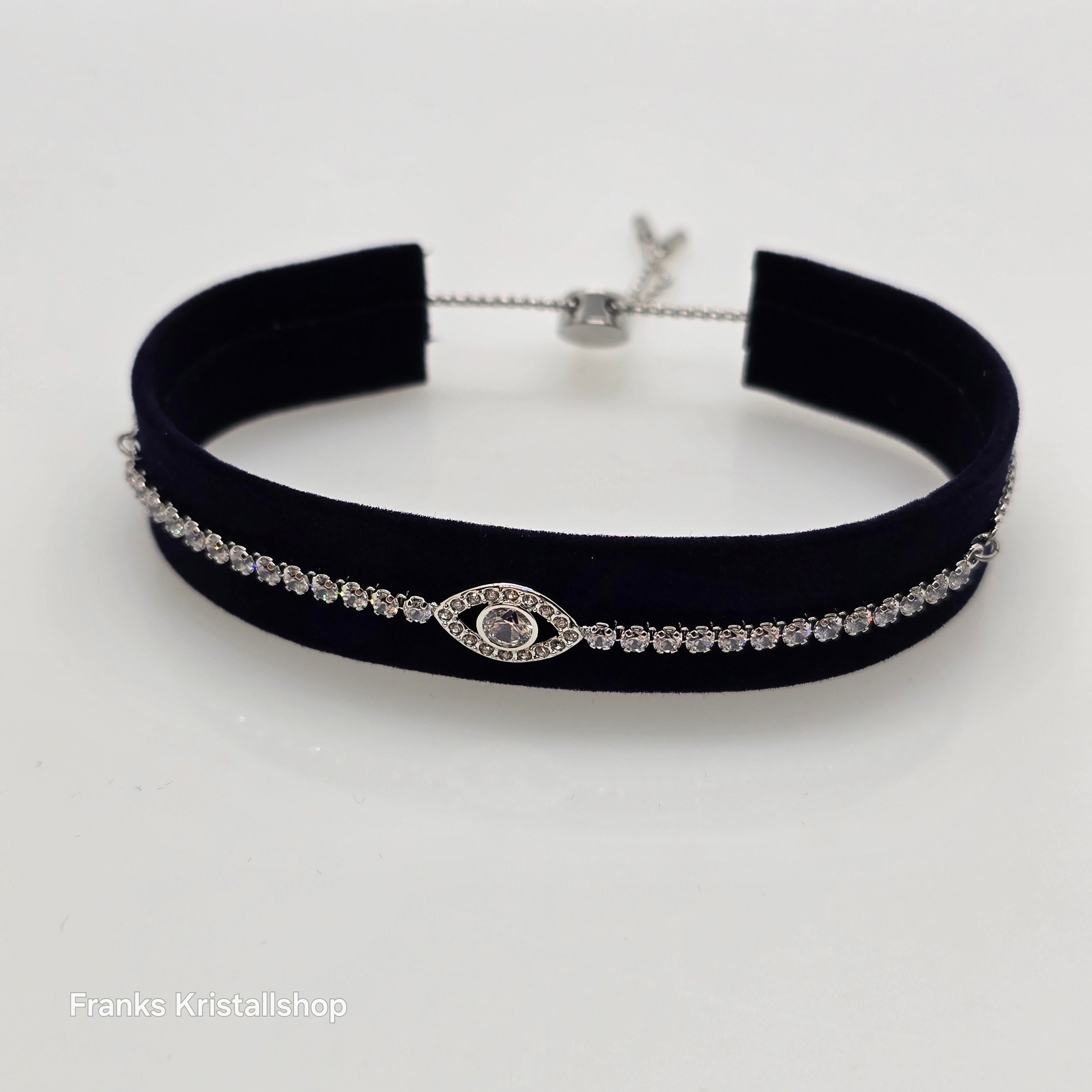 SWAROVSKI Subtle Armband Böser Blick, Weiß, Rhodiniert 5632062
