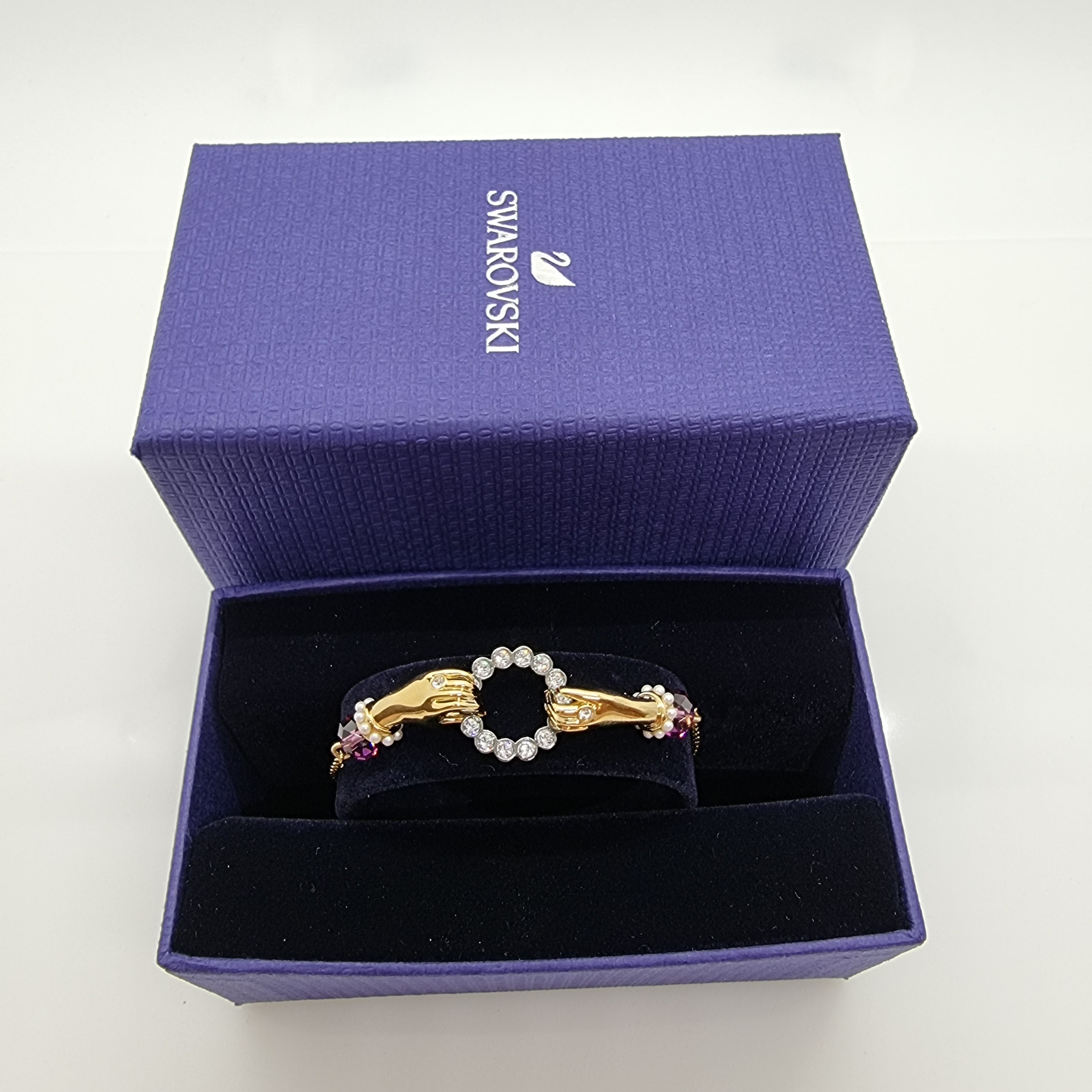 SWAROVSKI Armband Tarot Magic Hands Größe M Vergoldet 5490914
