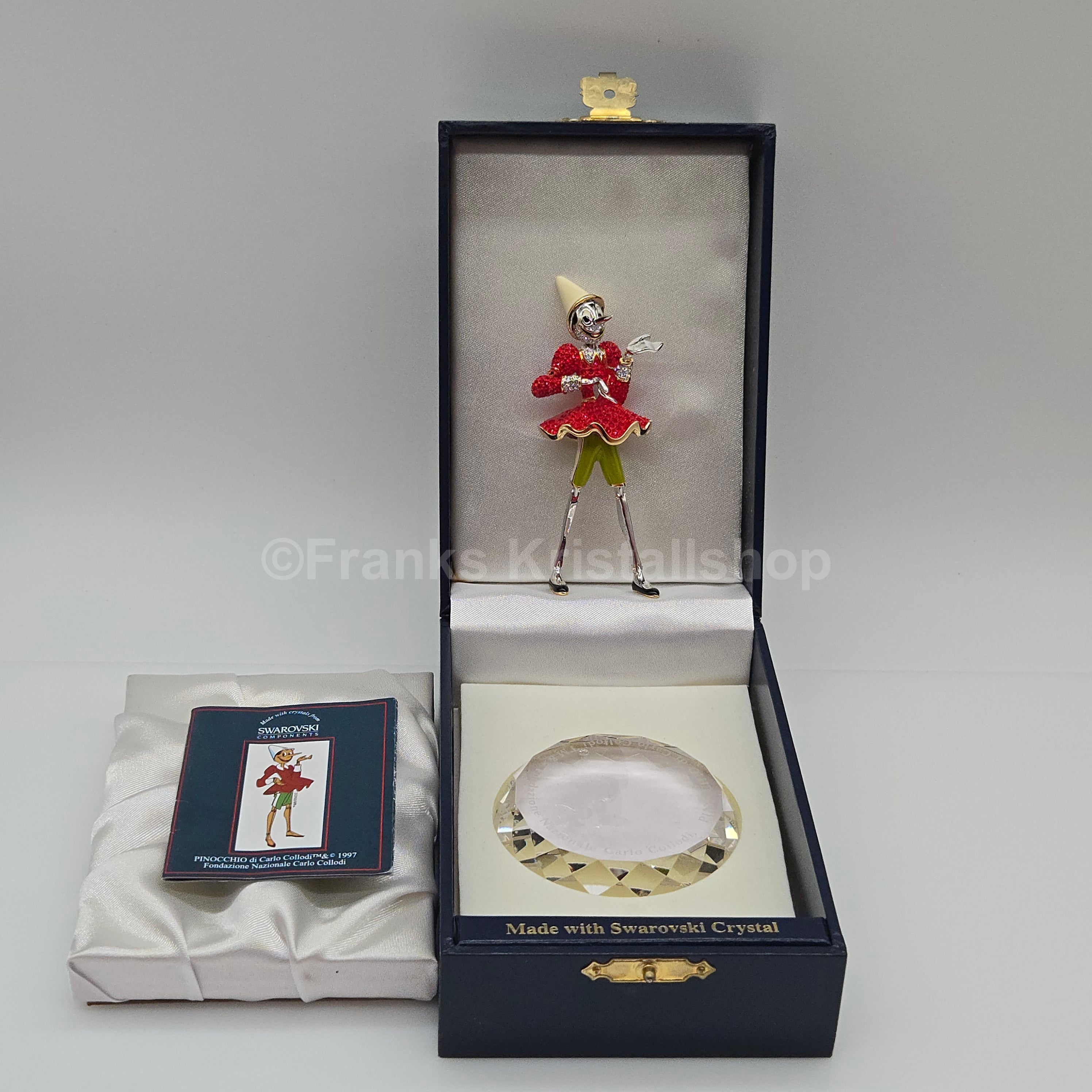 SWAROVSKI Arribas Pinocchio mit Sockel limitiert 10.000 Stück EMC1