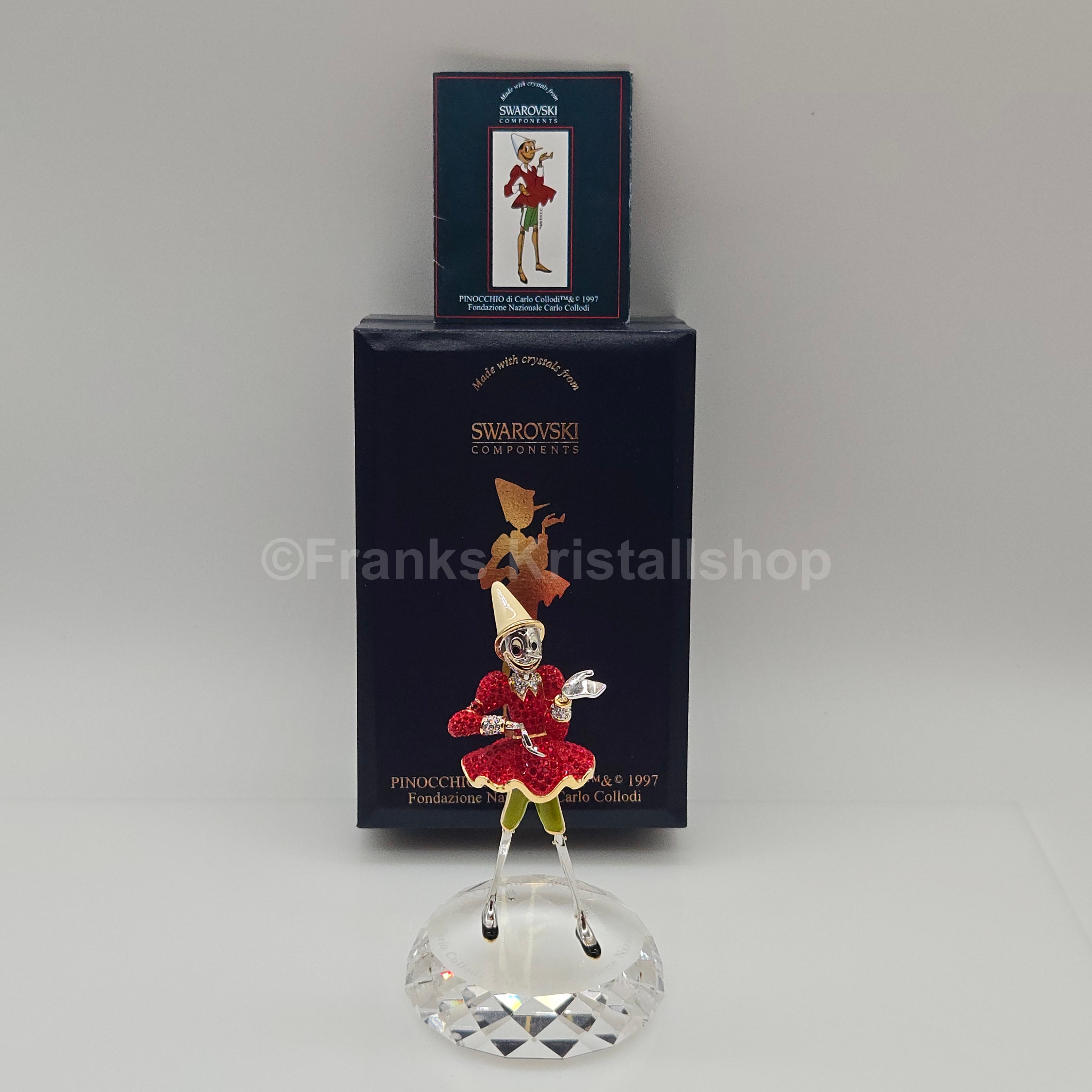 SWAROVSKI Arribas Pinocchio mit Sockel limitiert 10.000 Stück EMC1