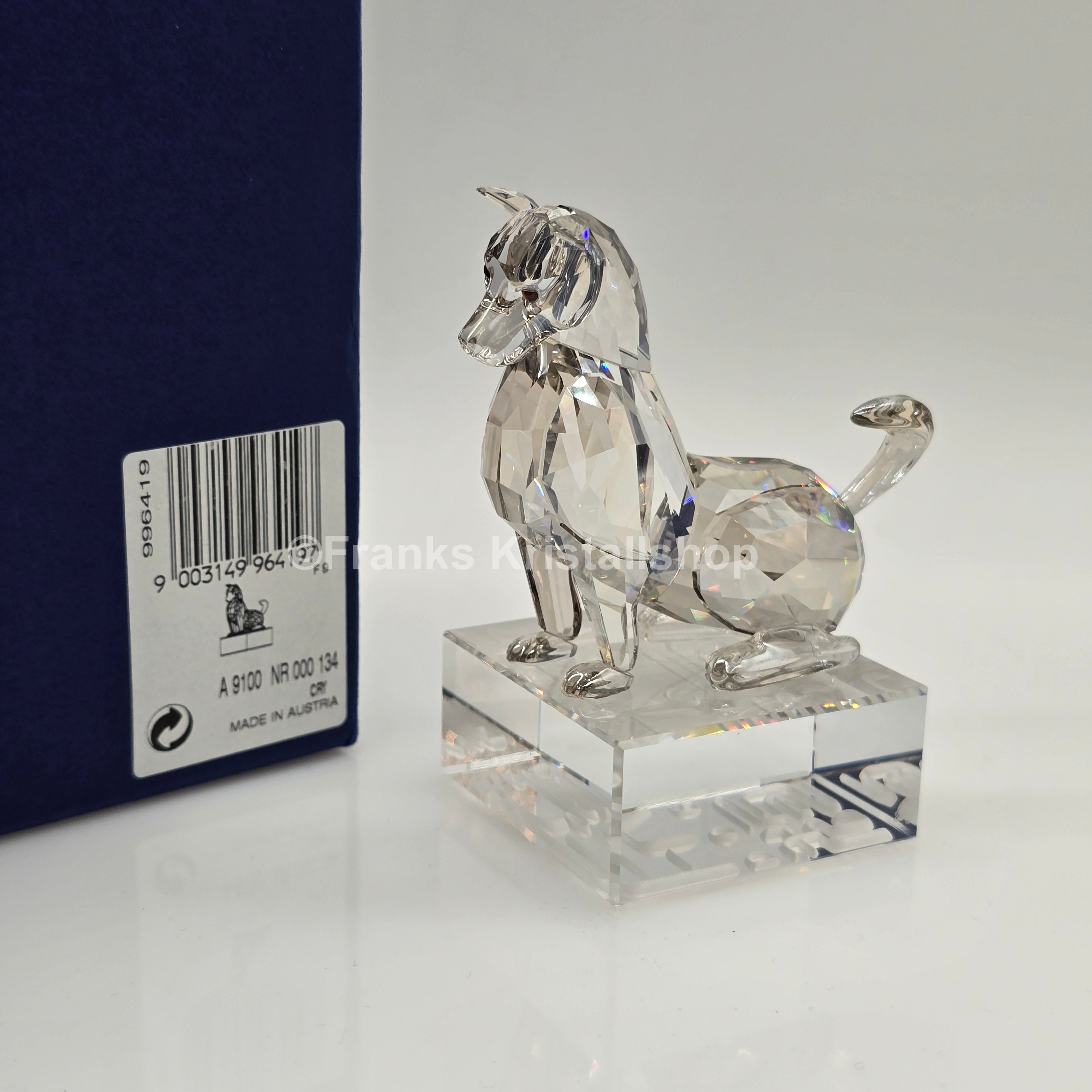 SWAROVSKI Asian Symbols Zodiak Hund 1. Generation Silver Shade 996419