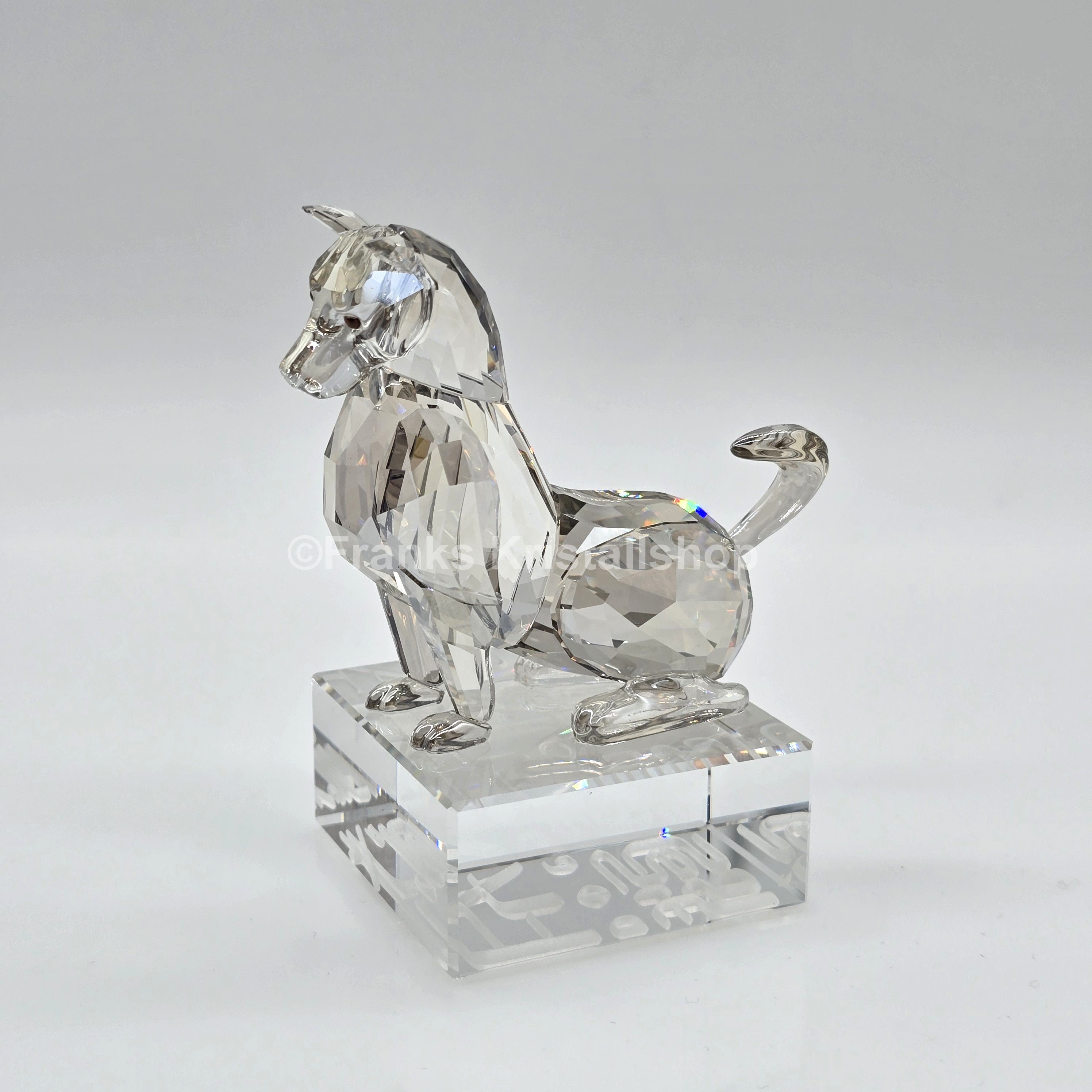 SWAROVSKI Asian Symbols Zodiak Hund 1. Generation Silver Shade 996419