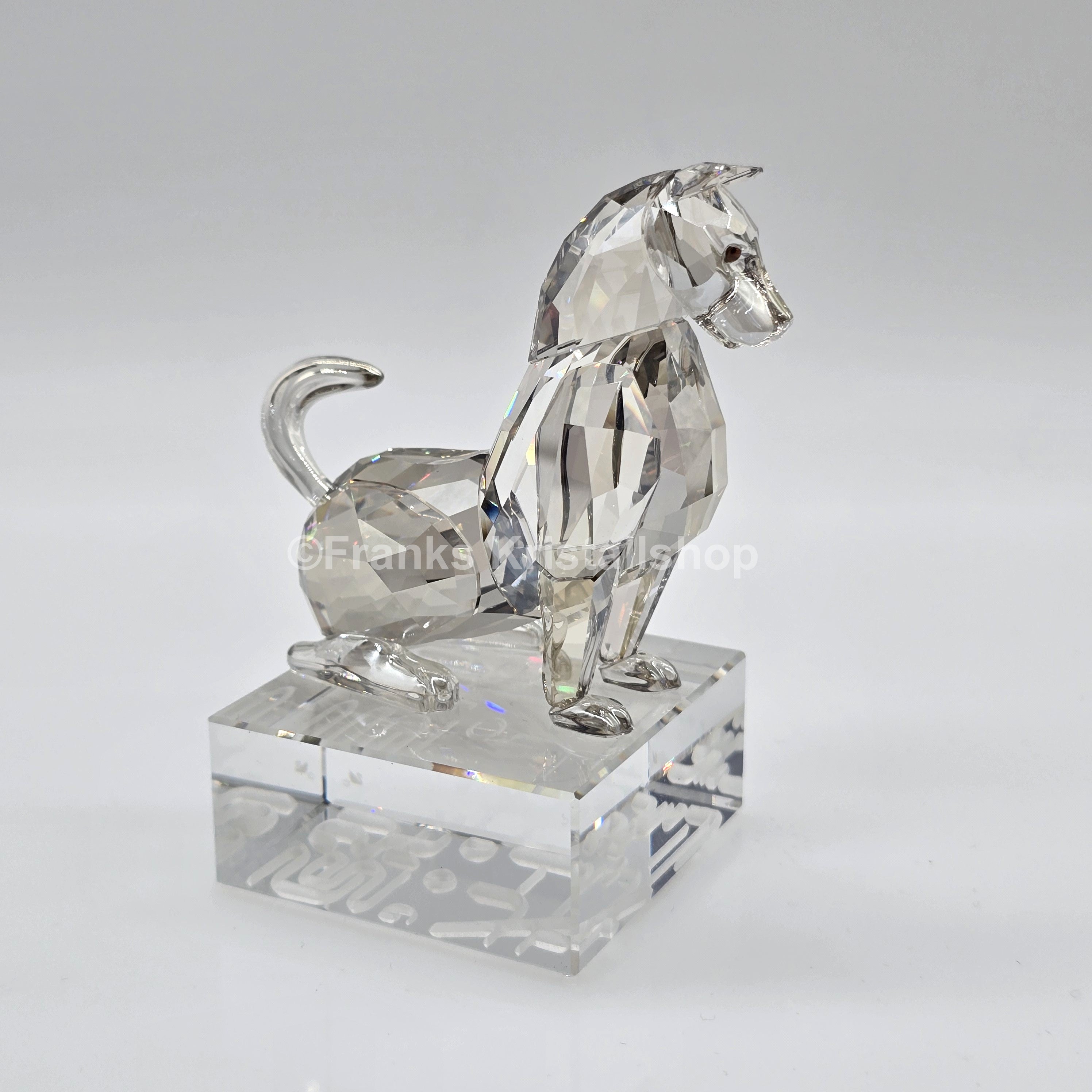 SWAROVSKI Asian Symbols Zodiak Hund 1. Generation Silver Shade 996419