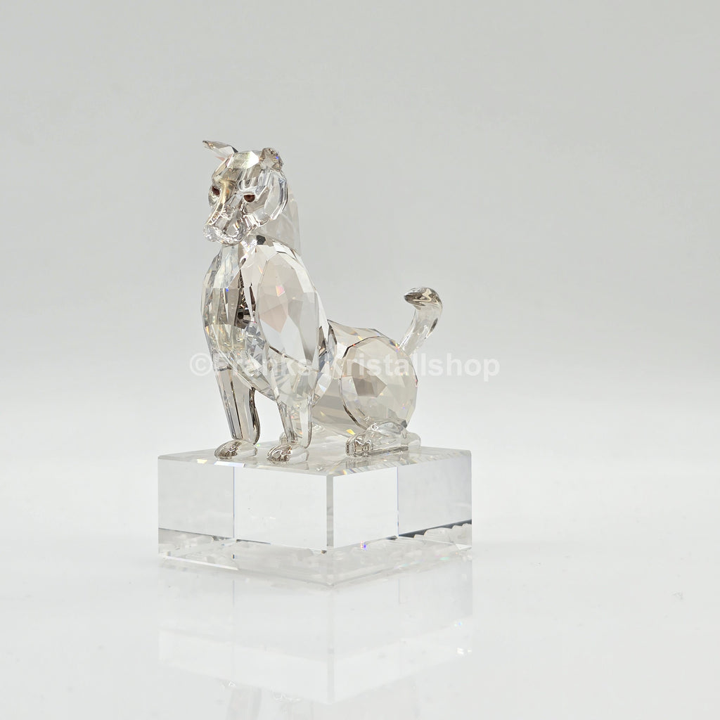 SWAROVSKI Asian Symbols Zodiak Hund 1. Generation Silver Shade 996419