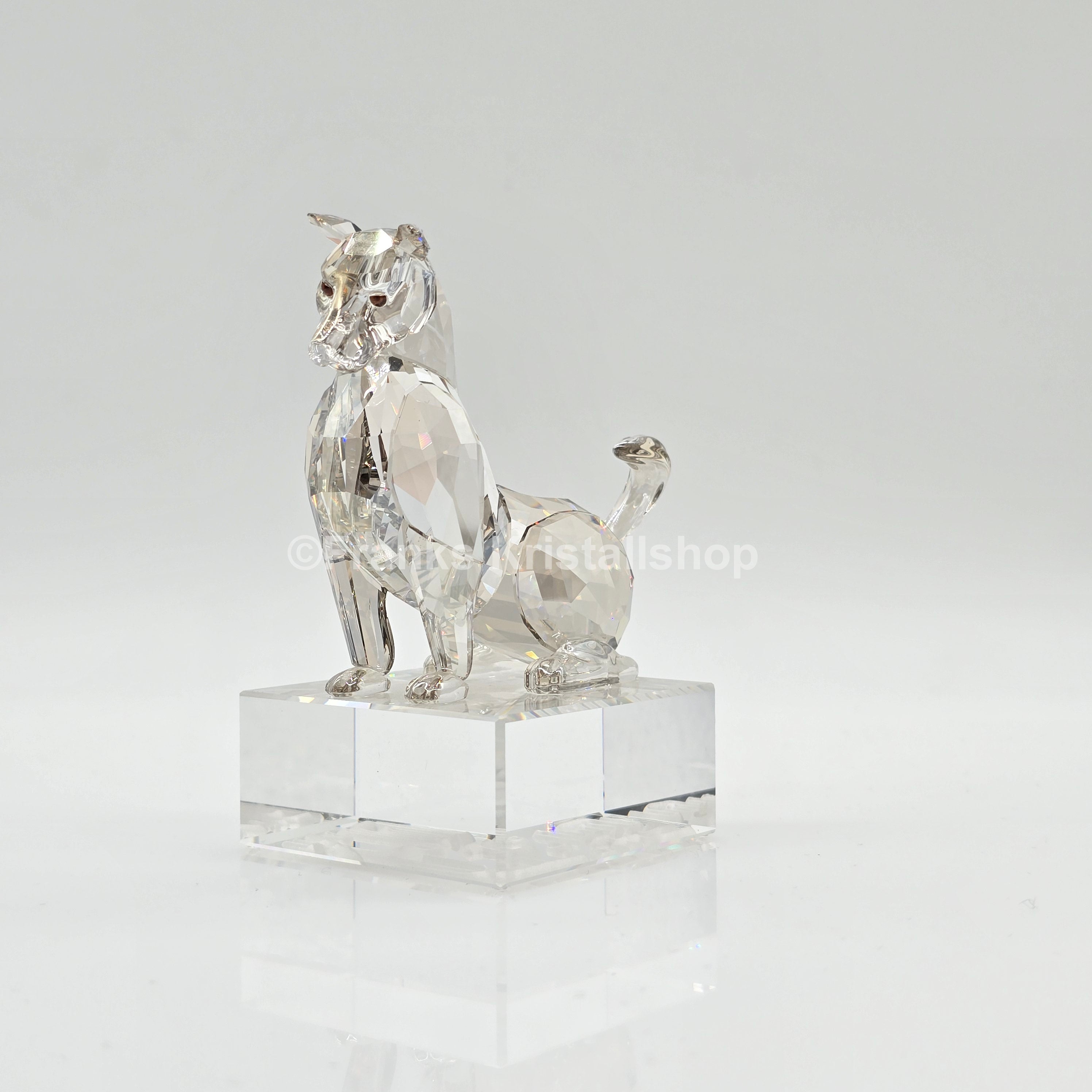 SWAROVSKI Asian Symbols Zodiak Hund 1. Generation Silver Shade 996419