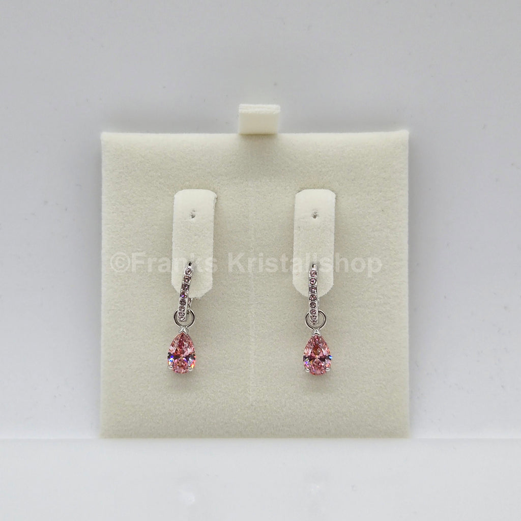 SWAROVSKI Attract Drop-Ohrhänger, Rosa, Rhodiniert 5723566