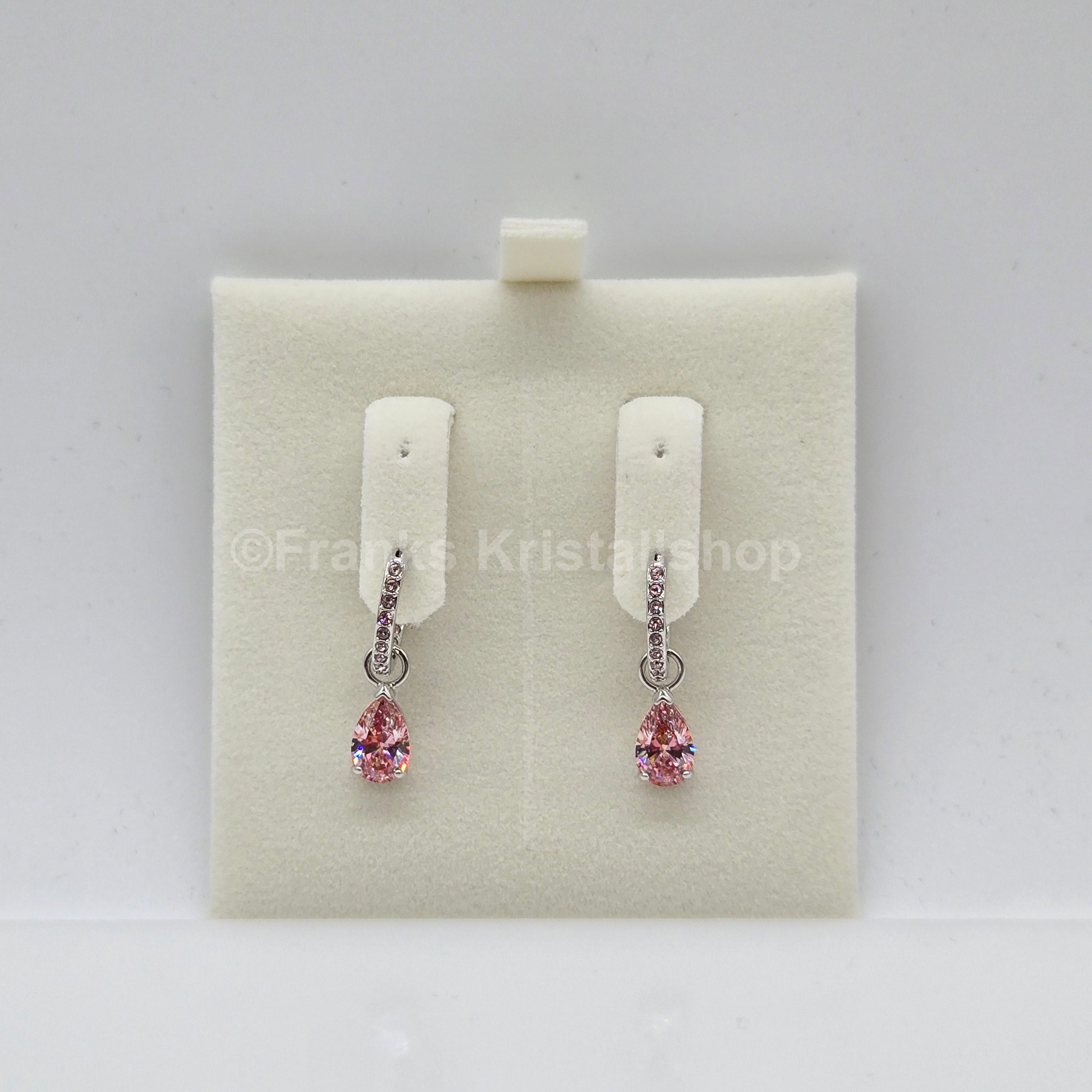 SWAROVSKI Attract Drop-Ohrhänger, Rosa, Rhodiniert 5723566
