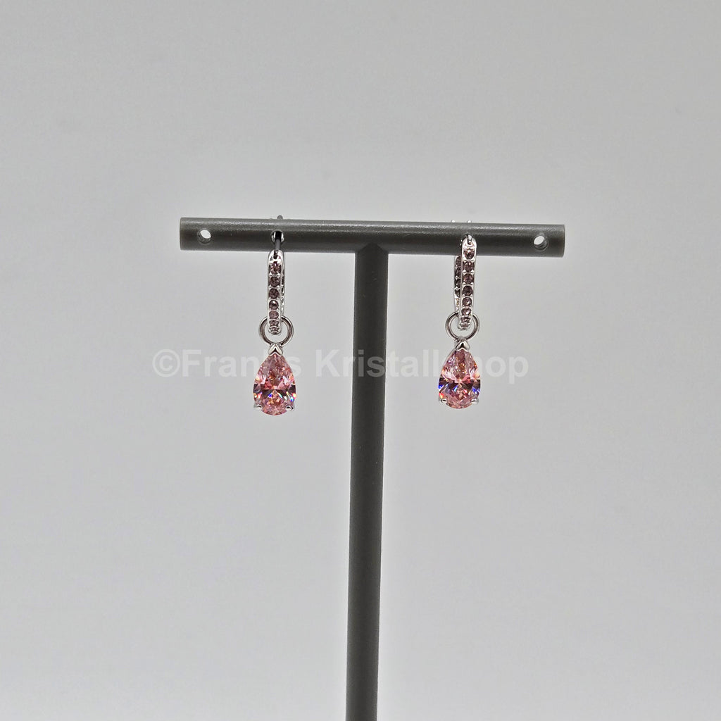 SWAROVSKI Attract Drop-Ohrhänger, Rosa, Rhodiniert 5723566