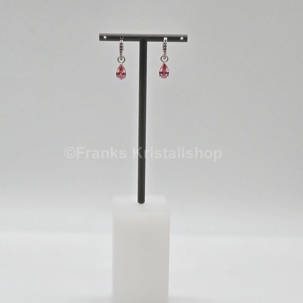 SWAROVSKI Attract Drop-Ohrhänger, Rosa, Rhodiniert 5723566