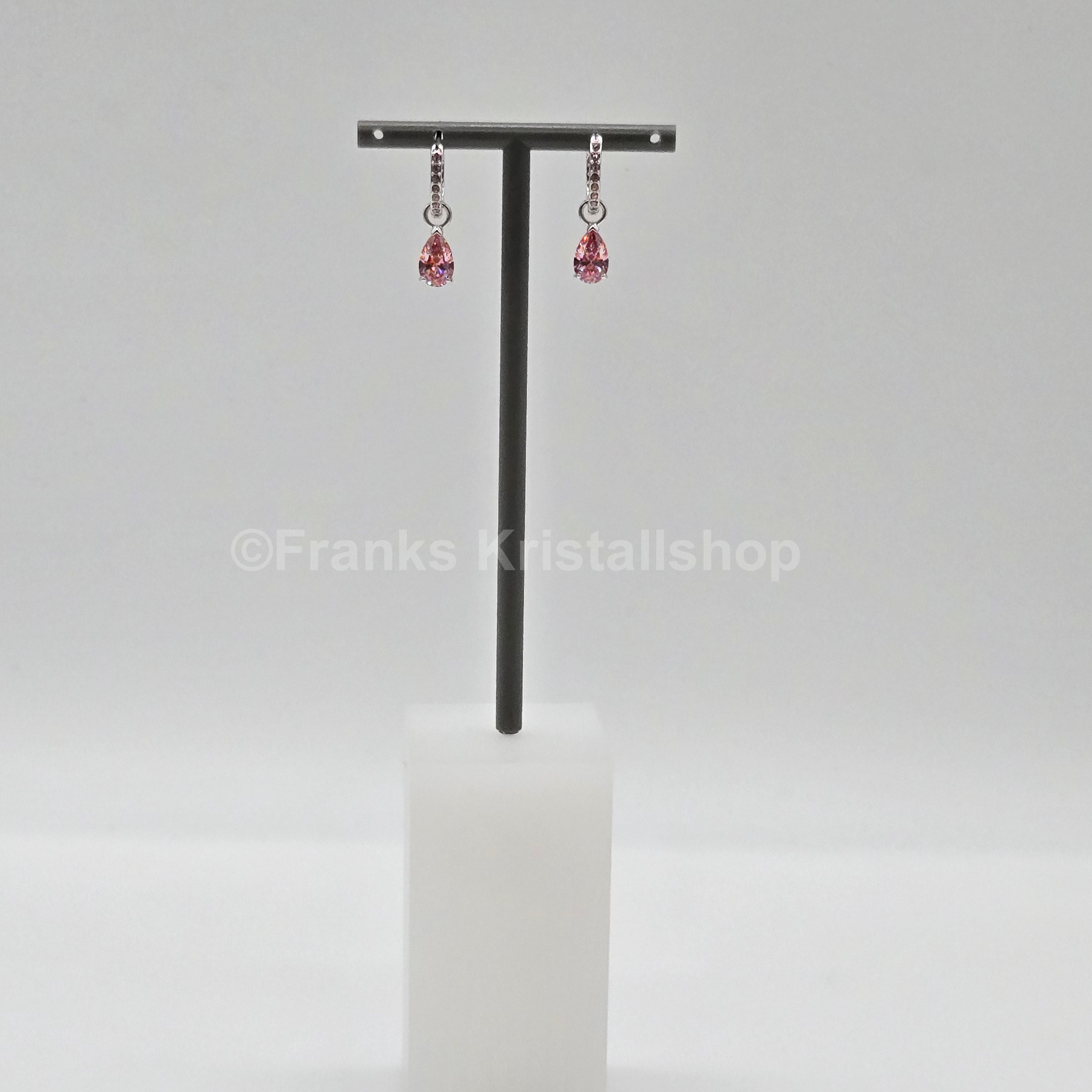 SWAROVSKI Attract Drop-Ohrhänger, Rosa, Rhodiniert 5723566