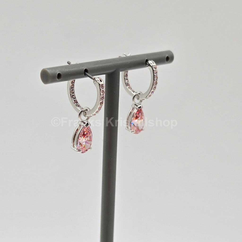 SWAROVSKI Attract Drop-Ohrhänger, Rosa, Rhodiniert 5723566