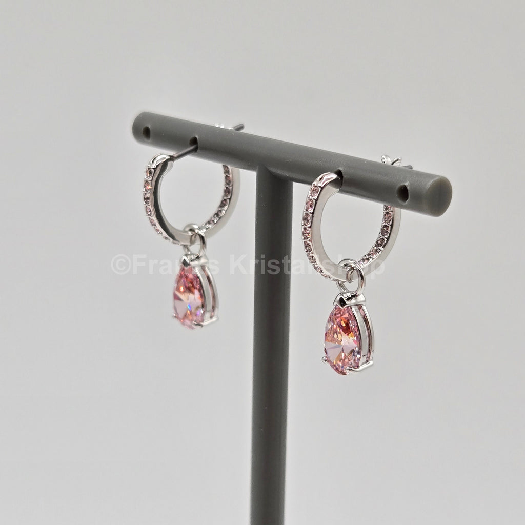 SWAROVSKI Attract Drop-Ohrhänger, Rosa, Rhodiniert 5723566
