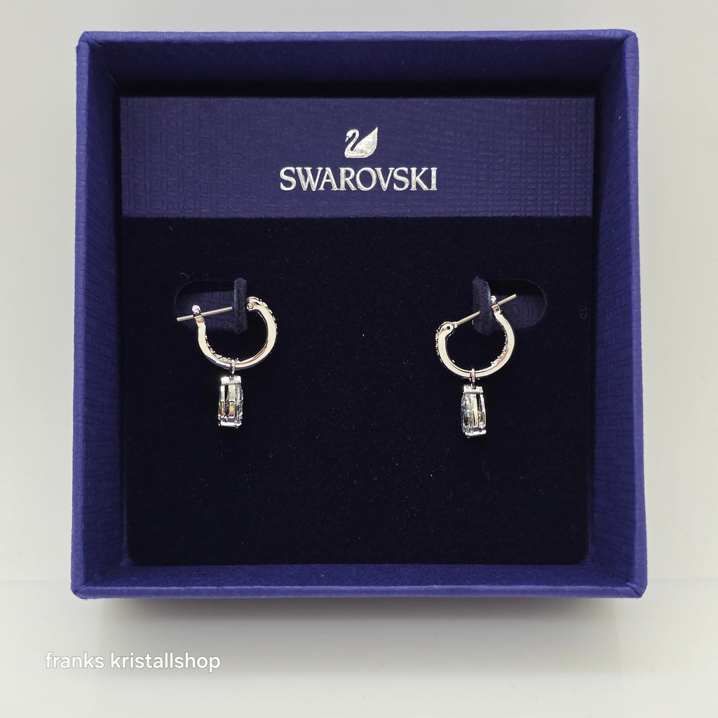 SWAROVSKI Attract Drop-Ohrhänger Weiß, Rhodiniert 5563119