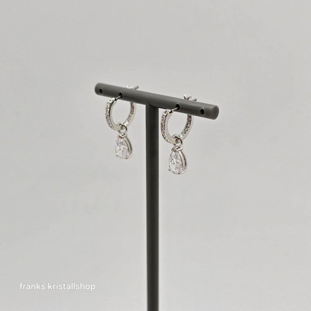 SWAROVSKI Attract Drop-Ohrhänger Weiß, Rhodiniert 5563119