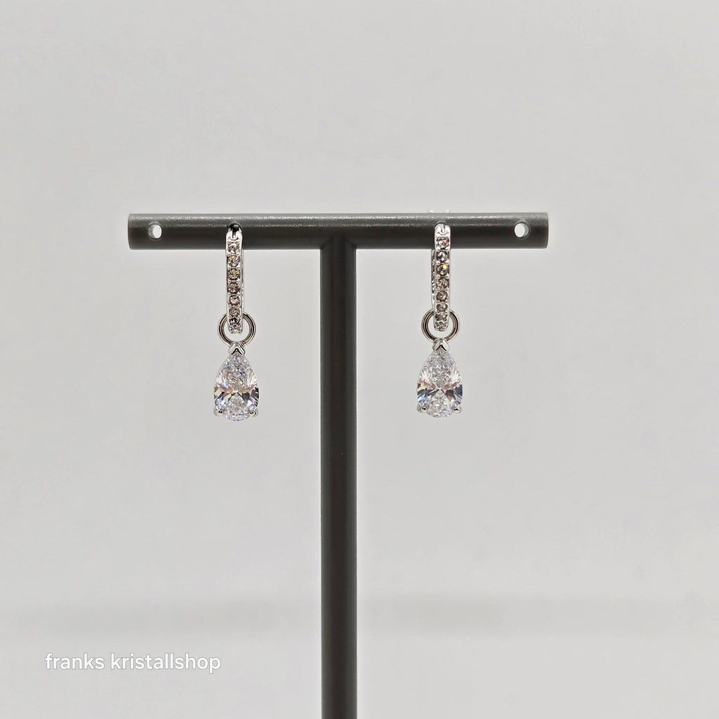 SWAROVSKI Attract Drop-Ohrhänger Weiß, Rhodiniert 5563119