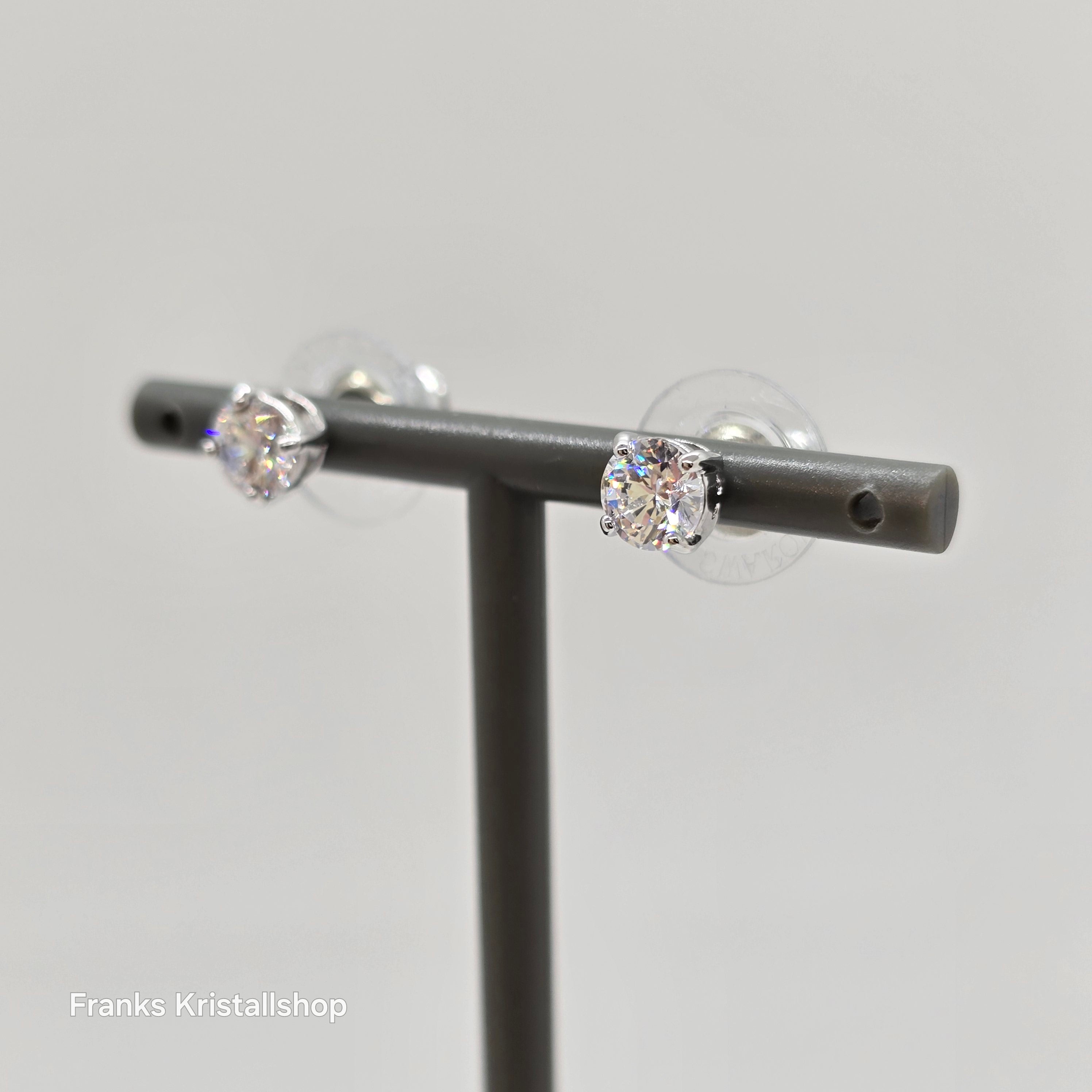 SWAROVSKI Attract Ohrstecker Ohrringe, Weiß, Rhodiniert 5509937