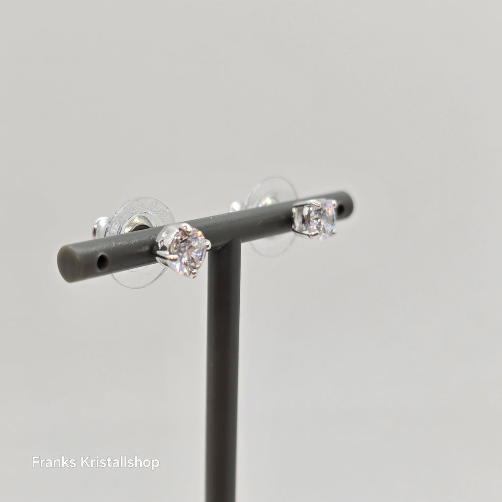 SWAROVSKI Attract Ohrstecker Ohrringe, Weiß, Rhodiniert 5509937