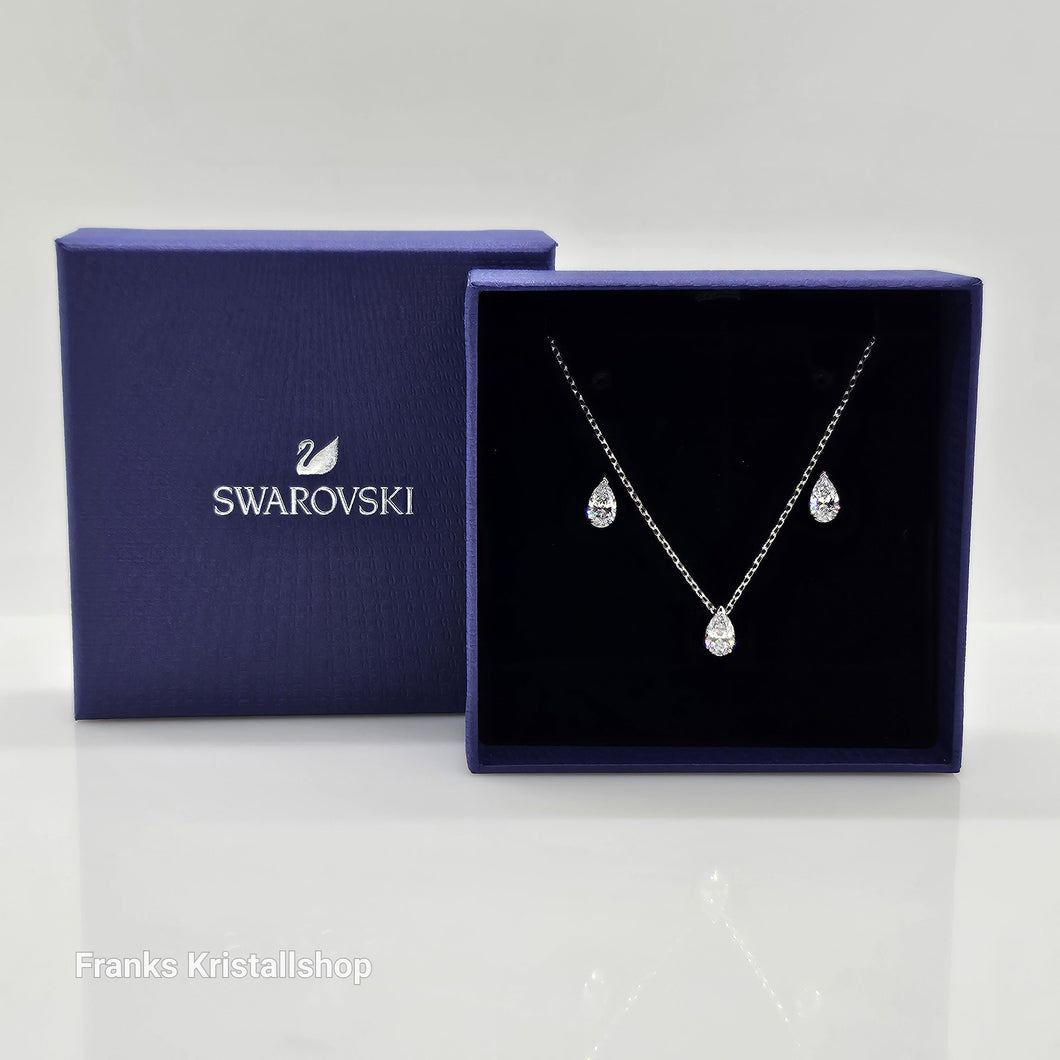 SWAROVSKI Attract Schmuckset, Weiß, Rhodiniert 5569174