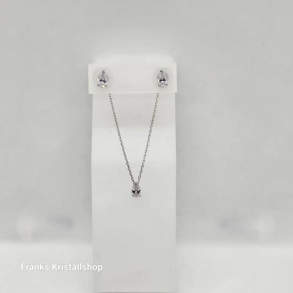 SWAROVSKI Attract Schmuckset, Weiß, Rhodiniert 5569174