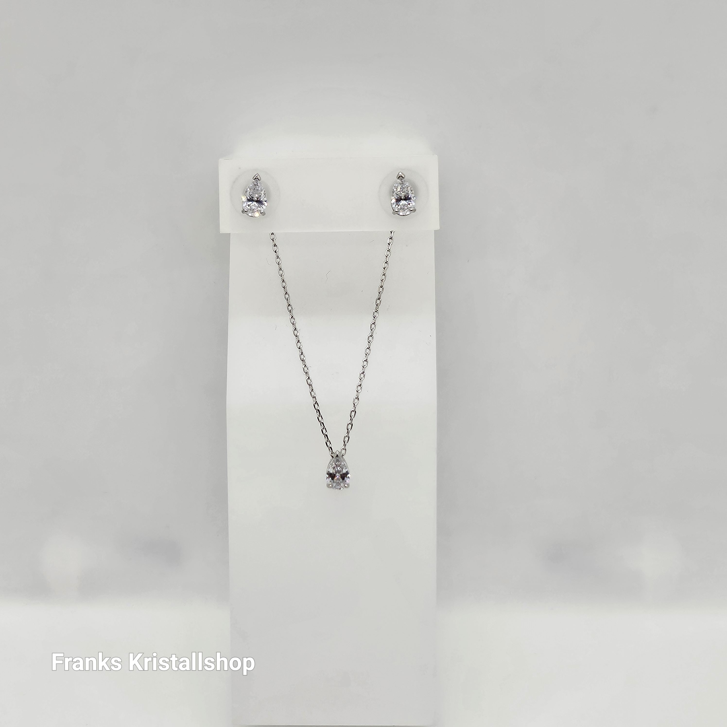SWAROVSKI Attract Schmuckset, Weiß, Rhodiniert 5569174