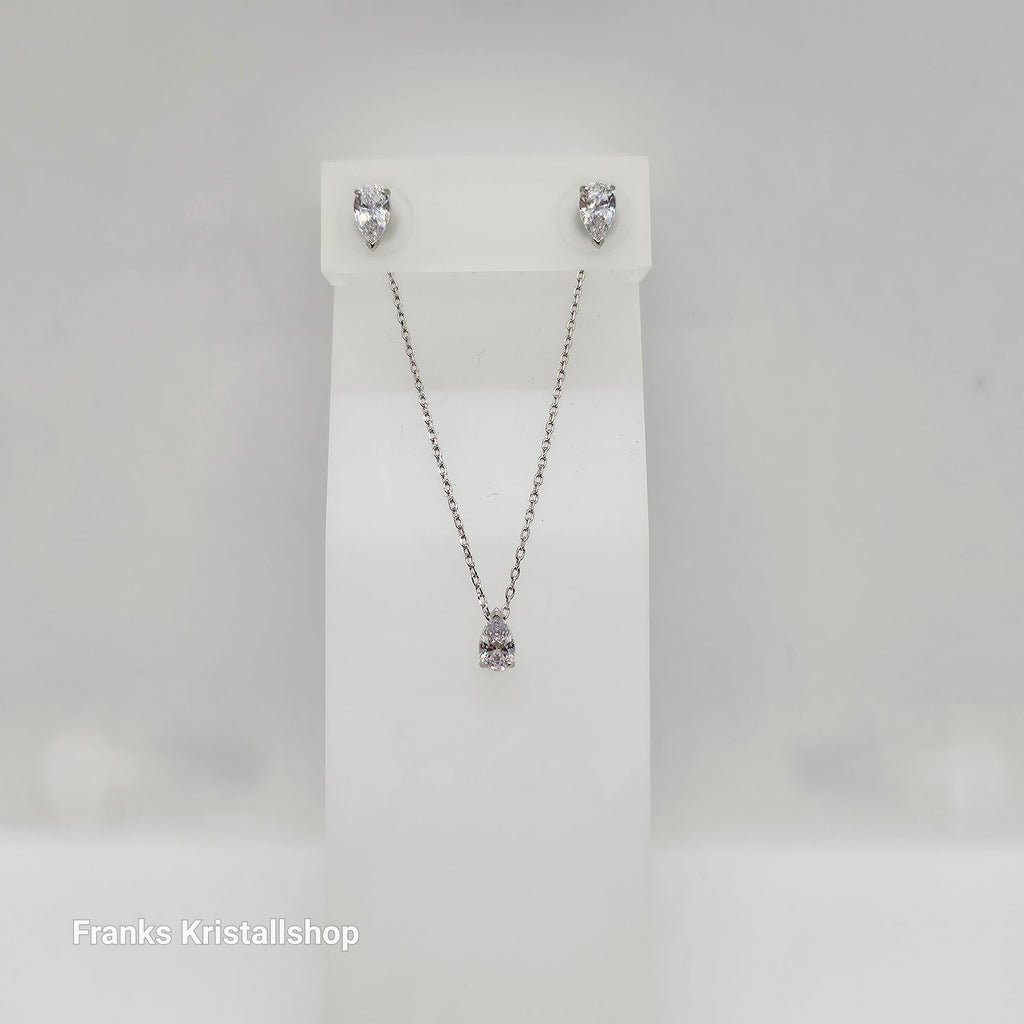 SWAROVSKI Attract Schmuckset, Weiß, Rhodiniert 5569174